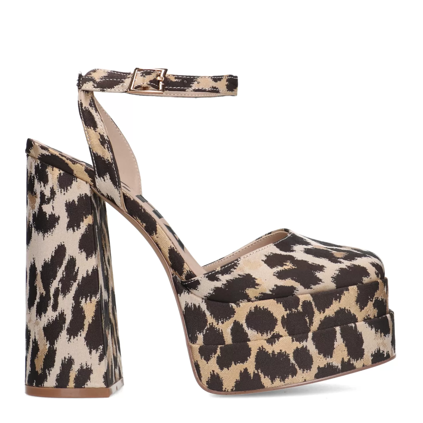 Best Sacha Leopard Gesloten Pumps Met Plateau Hak