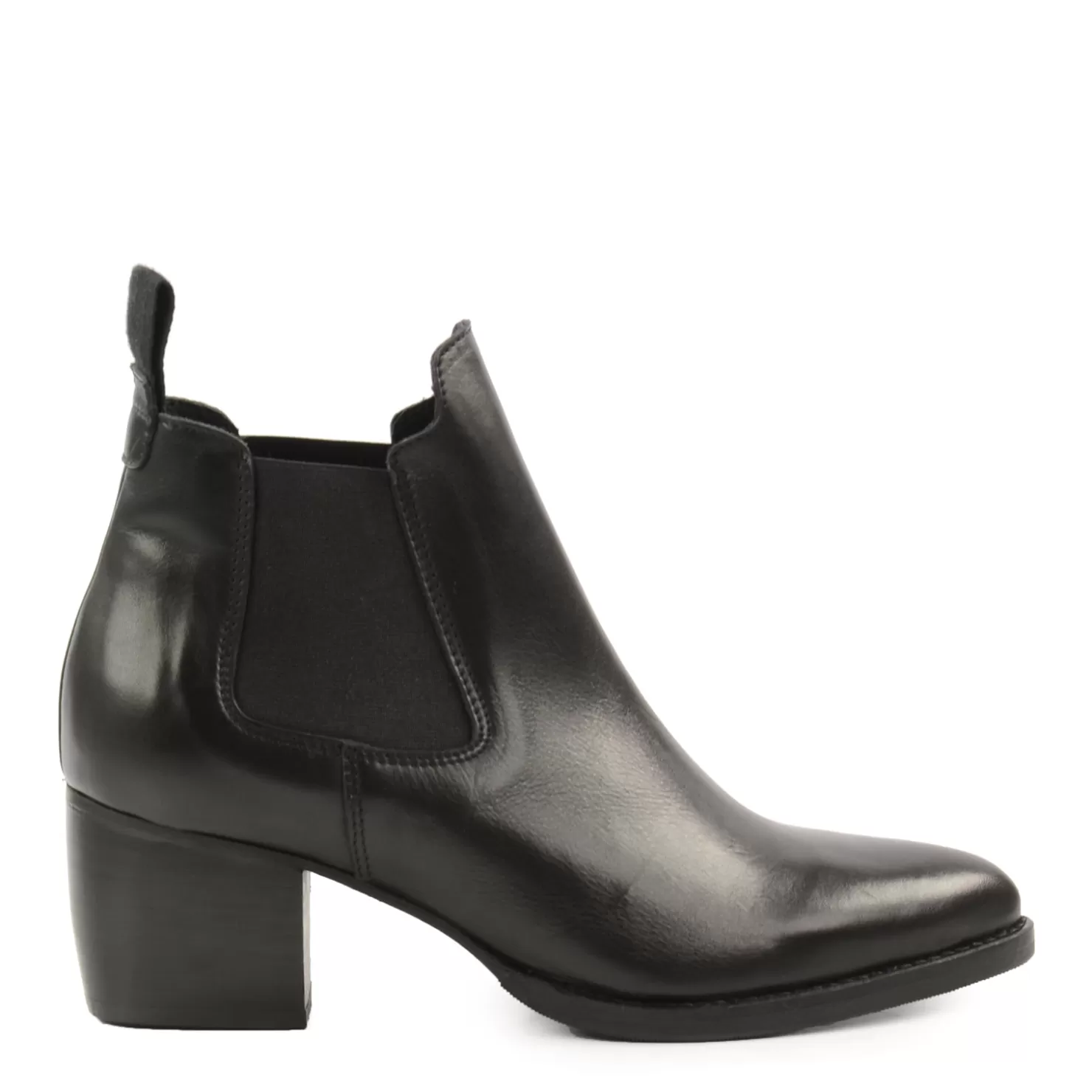 Best Sale Sacha Leren Chelsea Boots Zwart