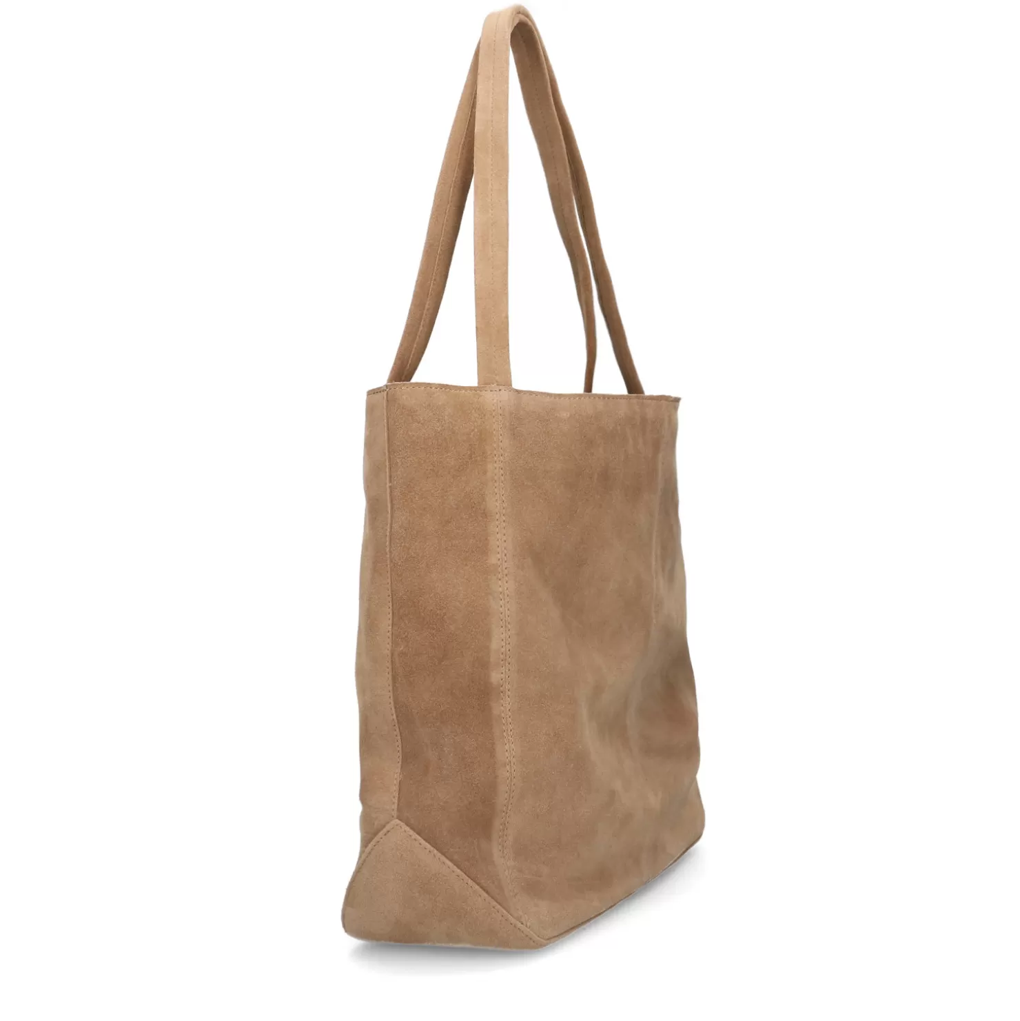 Sale Sacha Lichtbruine Suede Shopper