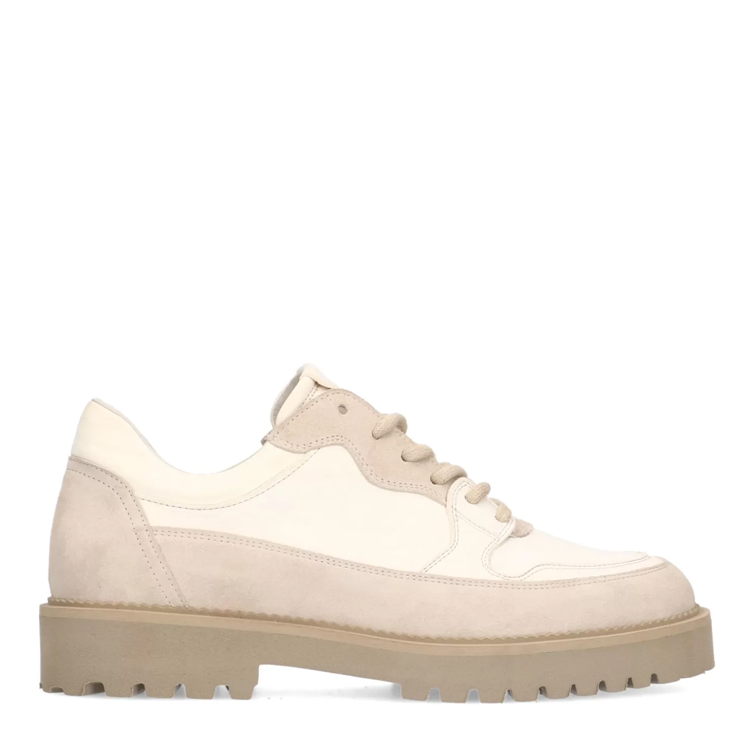 Shop Sacha Off White Chunky Veterschoenen