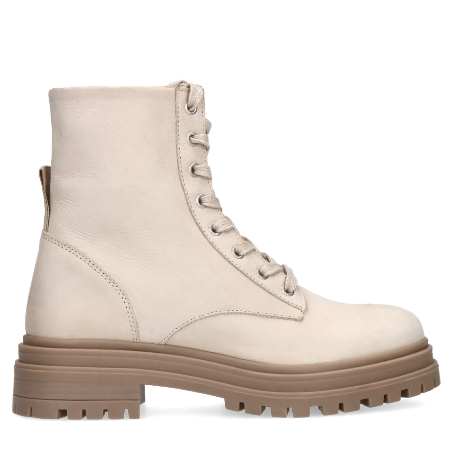 Cheap Sacha Off White Nubuck Veterlaarsjes