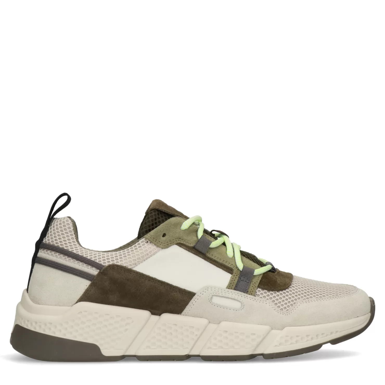 Cheap Sacha Off White Sneakers Met Groene Details