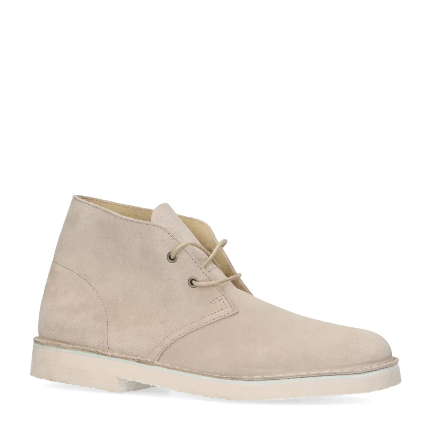 Shop Sacha Off White Suede Veterboots