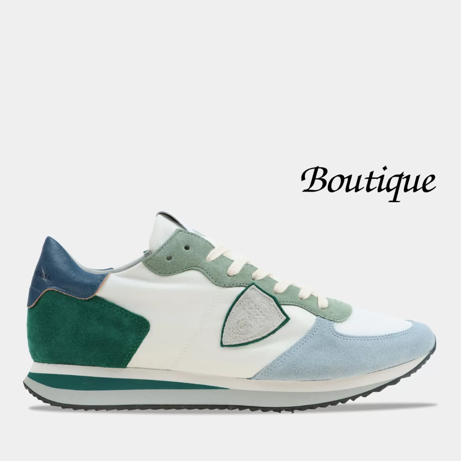 Shop Sacha Philippe Model Trpx Low Wit/Groen Heren