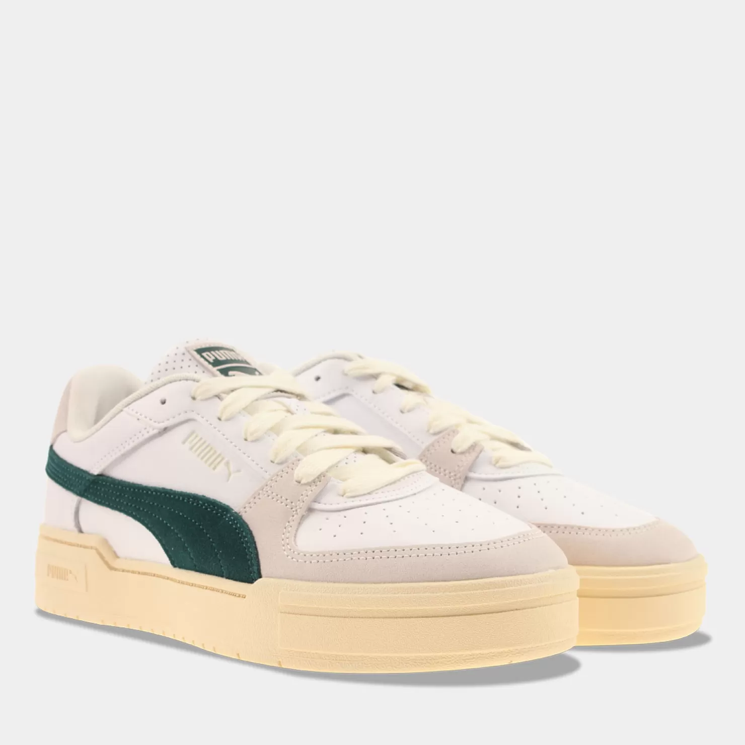 Outlet Sacha Puma Ca Pro Ivy League Wit/Groen Heren