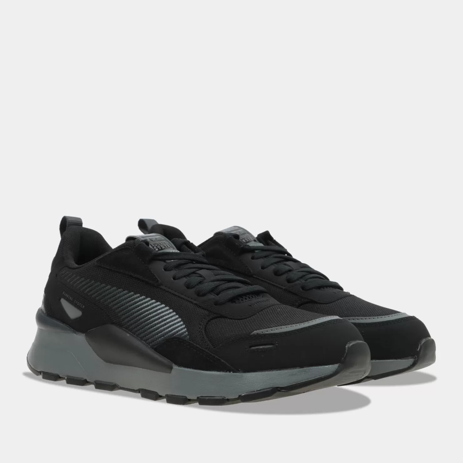 Discount Sacha Puma Rs 3.0 Suede Zwart Heren