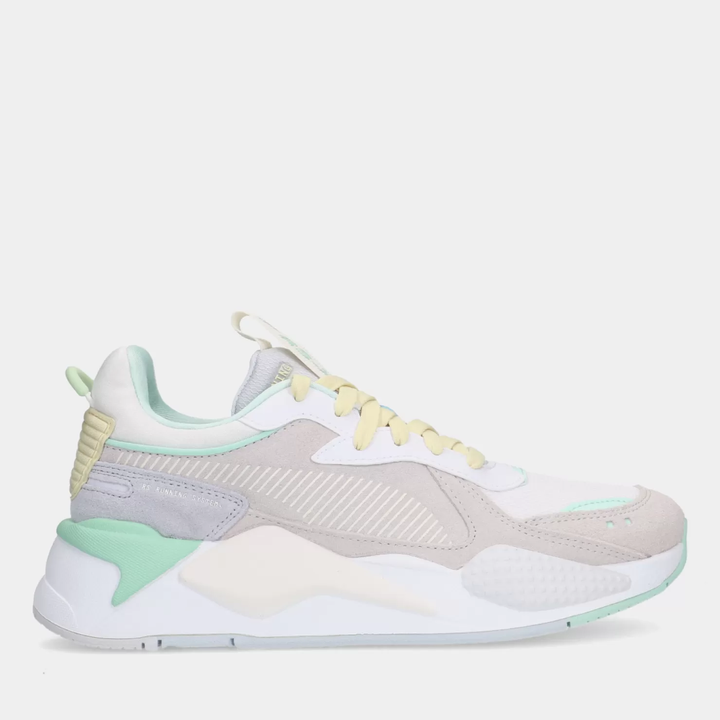 Shop Sacha Puma Rs-X Reinvention White / Feather Gray Dames Sneakers