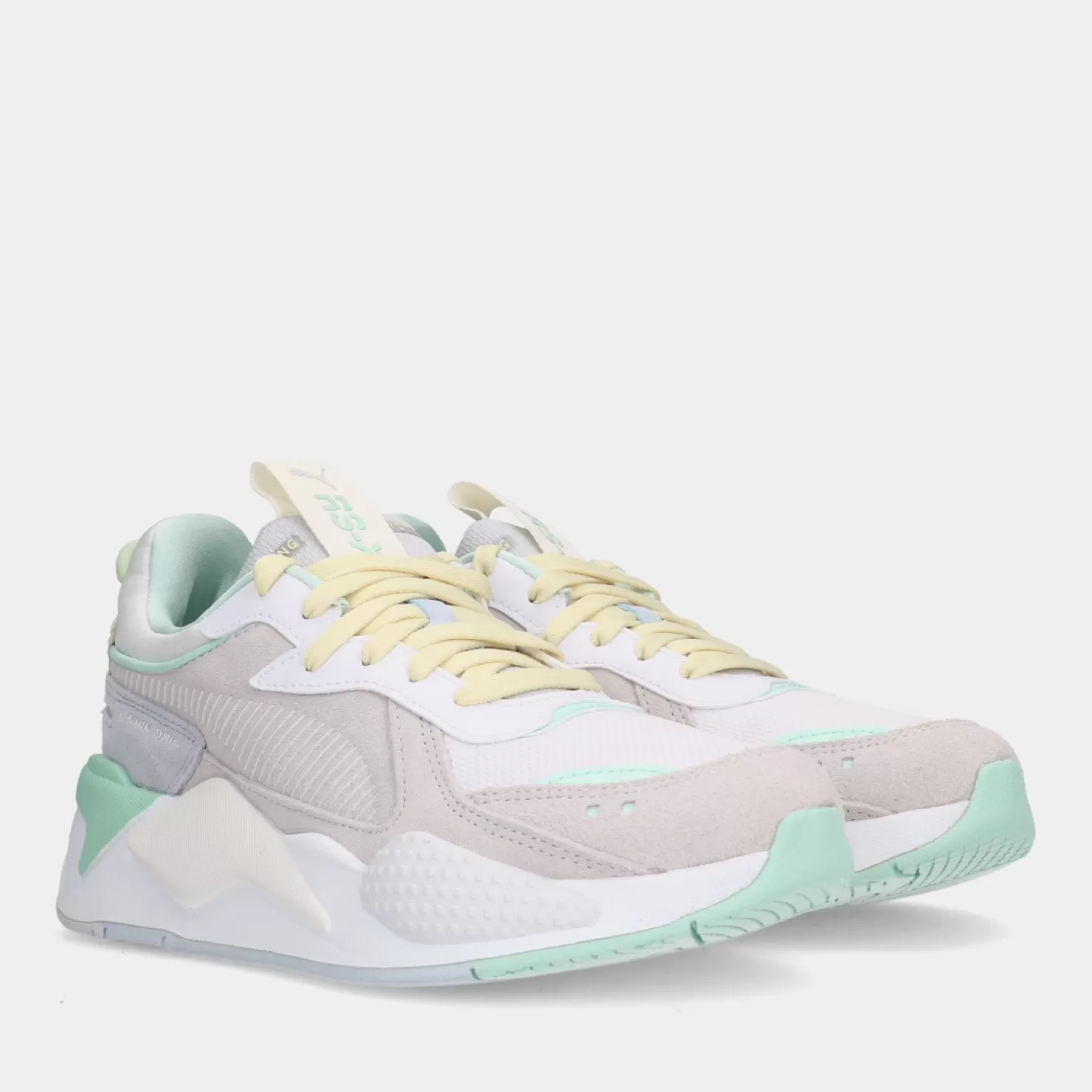 Shop Sacha Puma Rs-X Reinvention White / Feather Gray Dames Sneakers