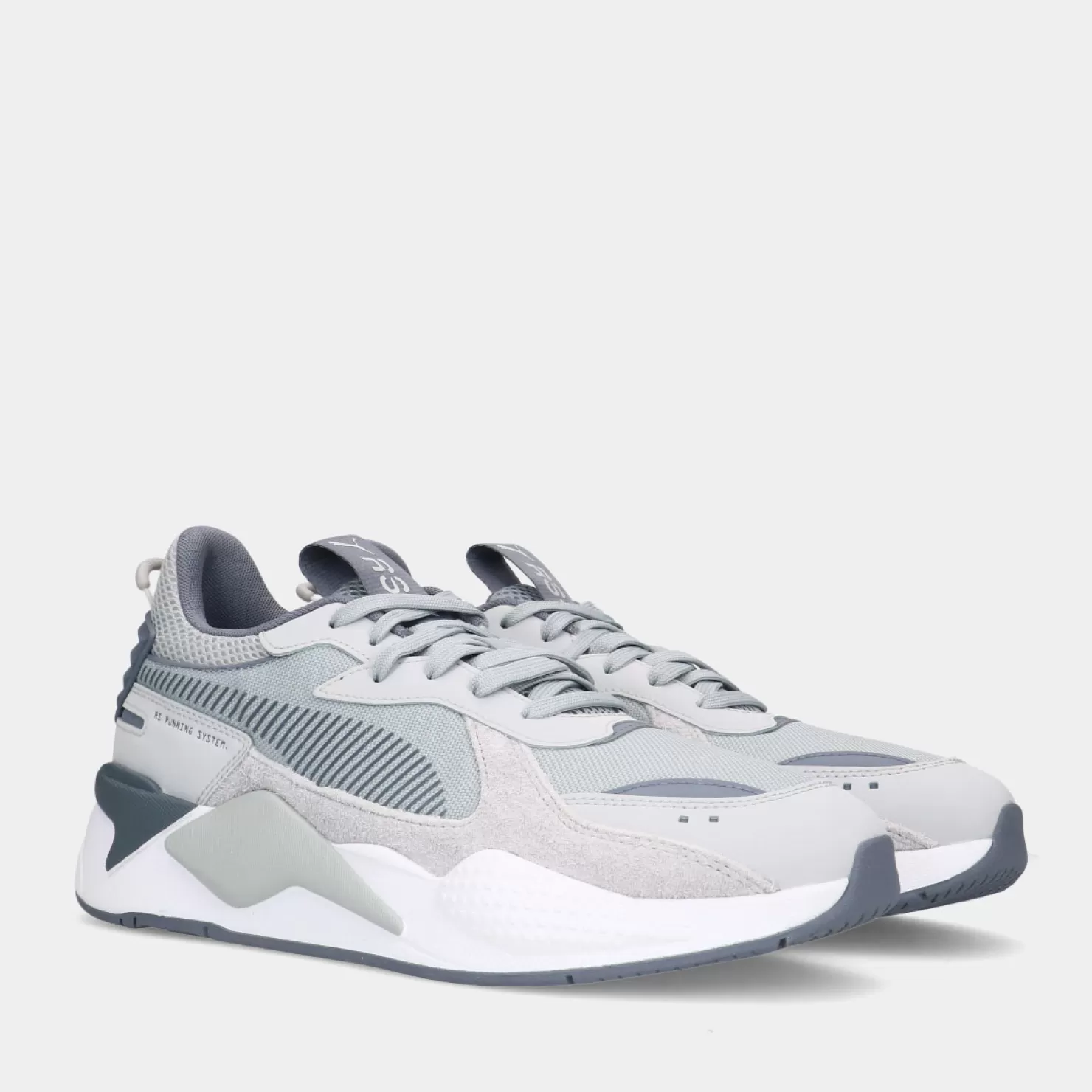 Best Sacha Puma Rs-X Suede Gray-Harbor Heren Sneakers