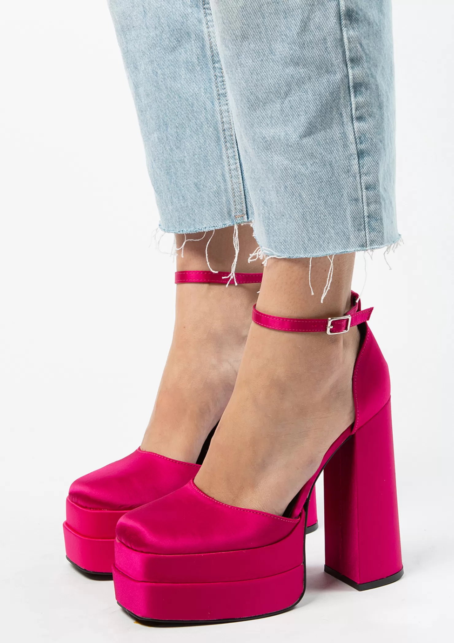 Online Sacha Roze Gesloten Pumps Met Plateauzool