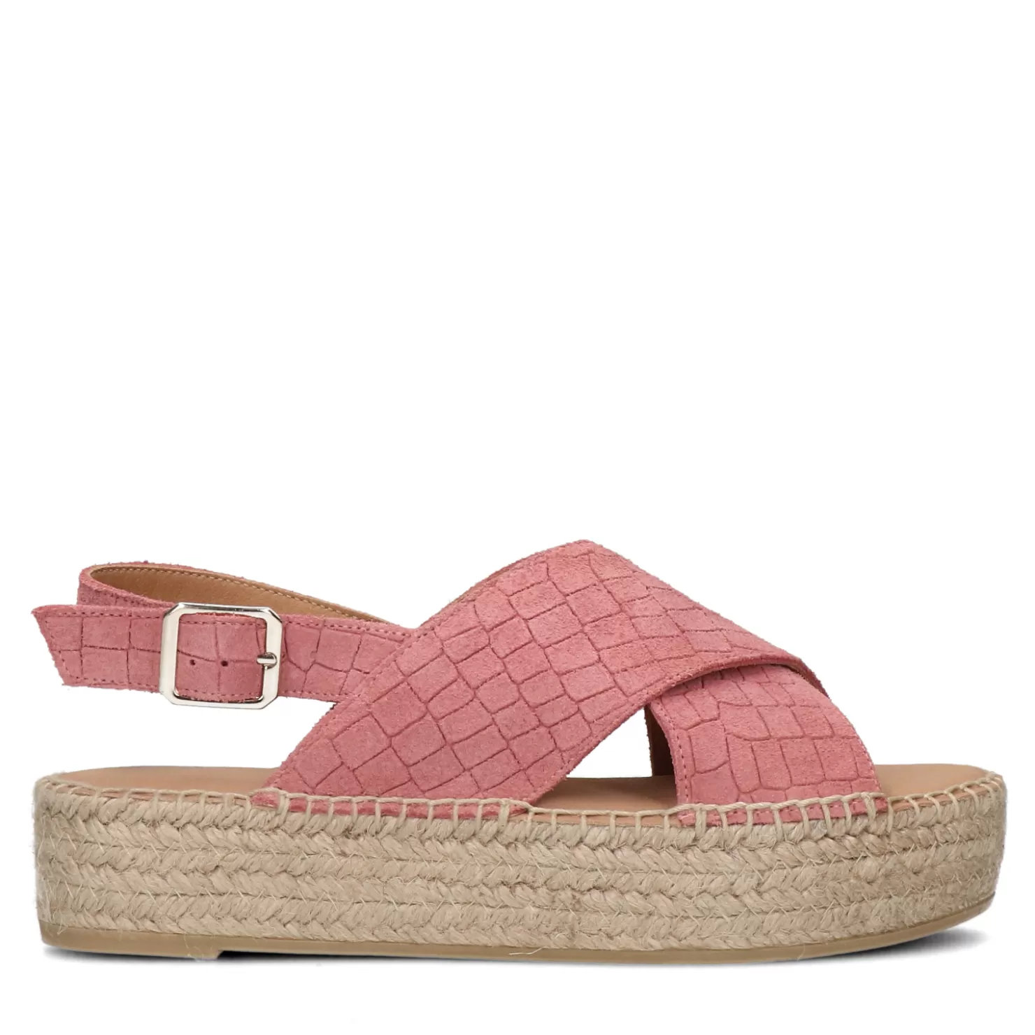 Sale Sacha Roze Suede Plateau Sandalen