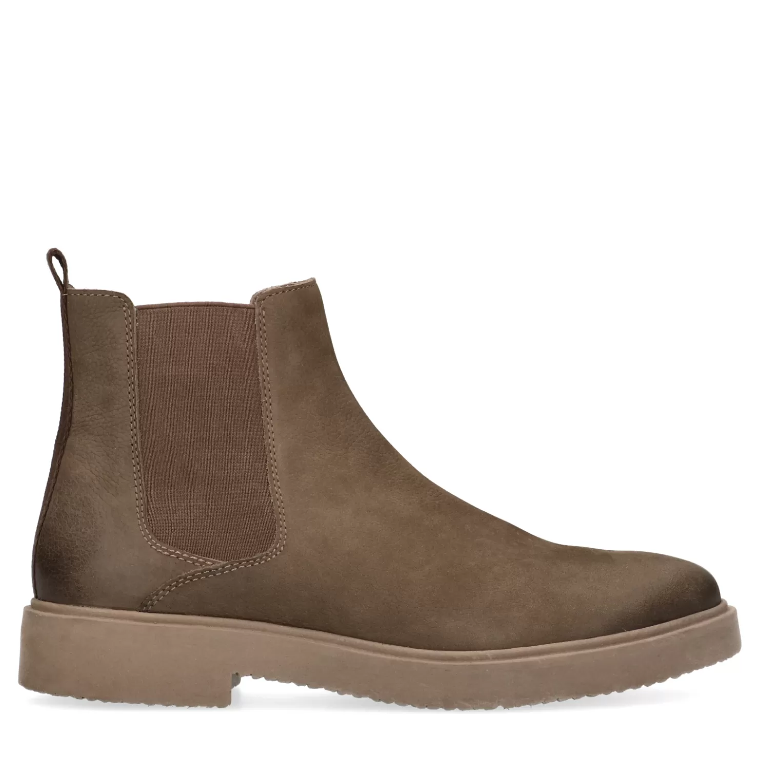 Best Sale Sacha Taupe Nubuck Chelsea Boots