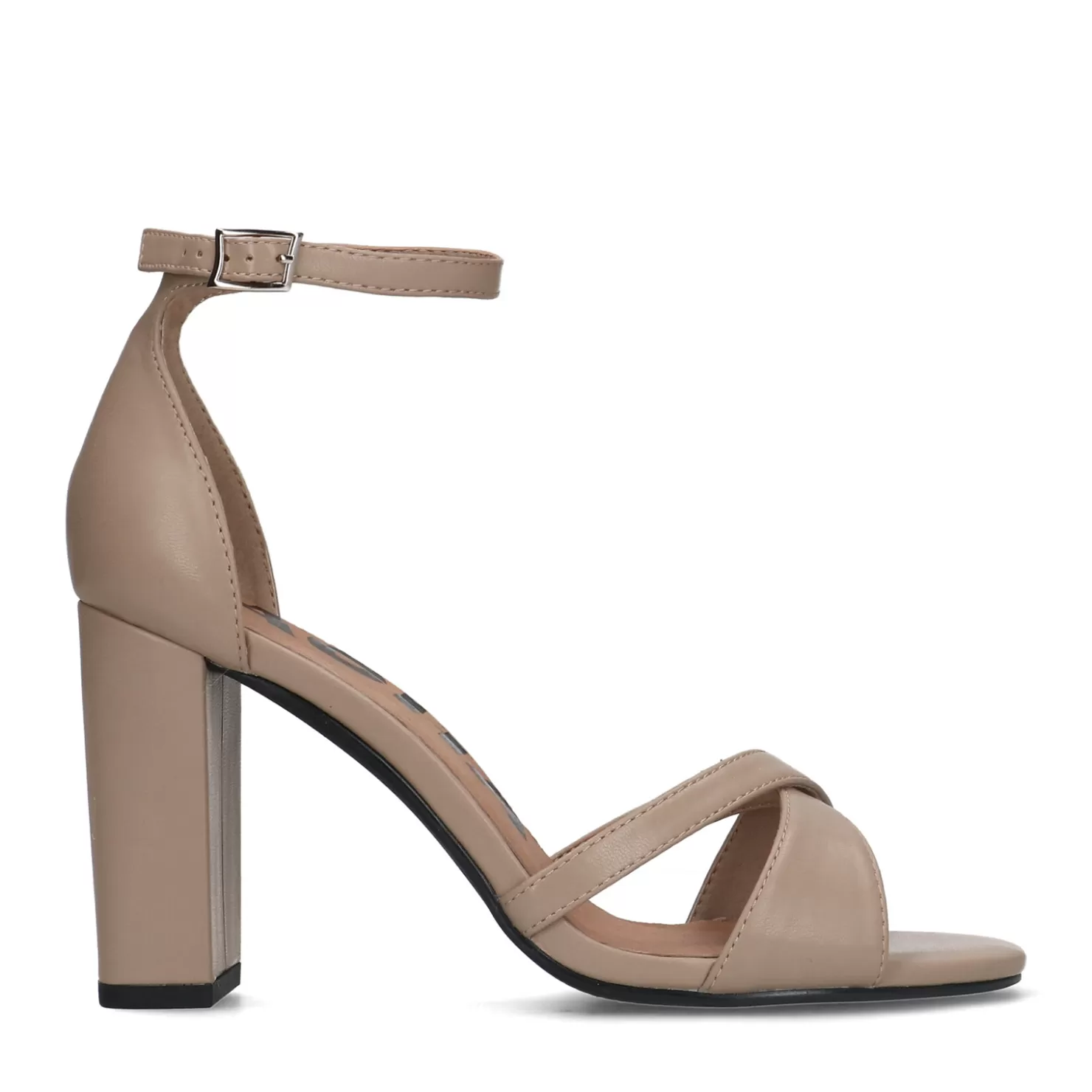 Online Sacha Taupe Sandalen Met Hak