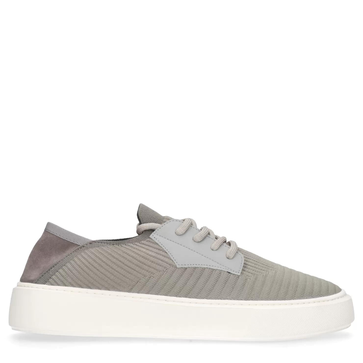 Online Sacha Taupe Sneakers Met Witte Zool