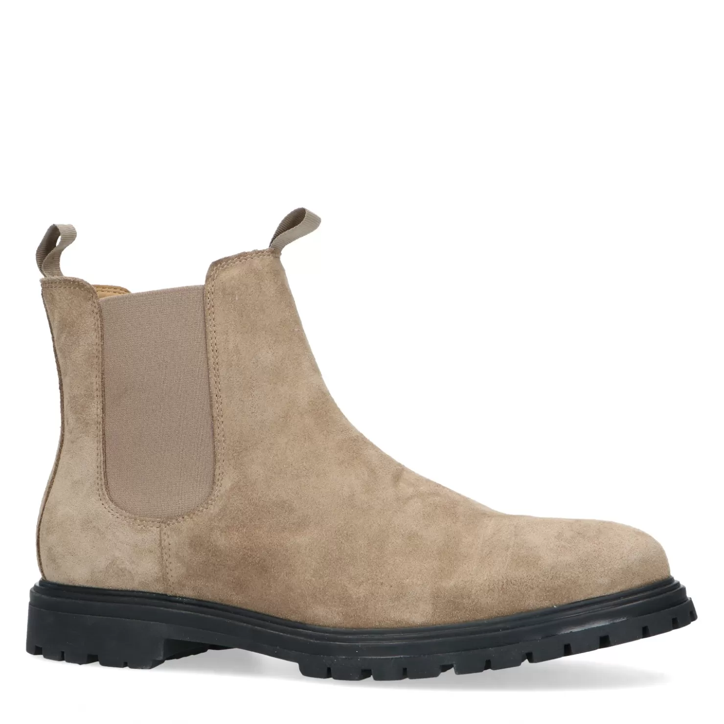 Best Sale Sacha Taupe Suede Chelsea Boots