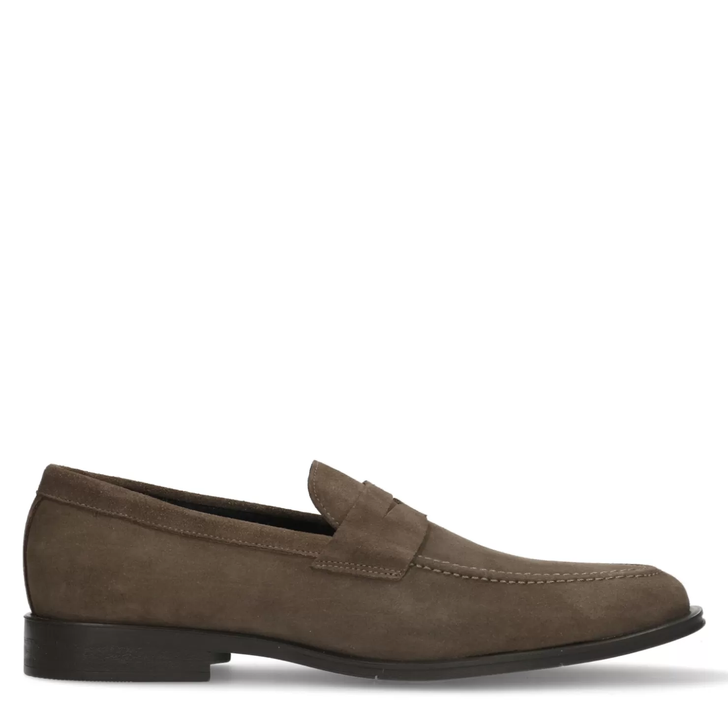 Best Sale Sacha Taupe Suede Klassieke Loafers