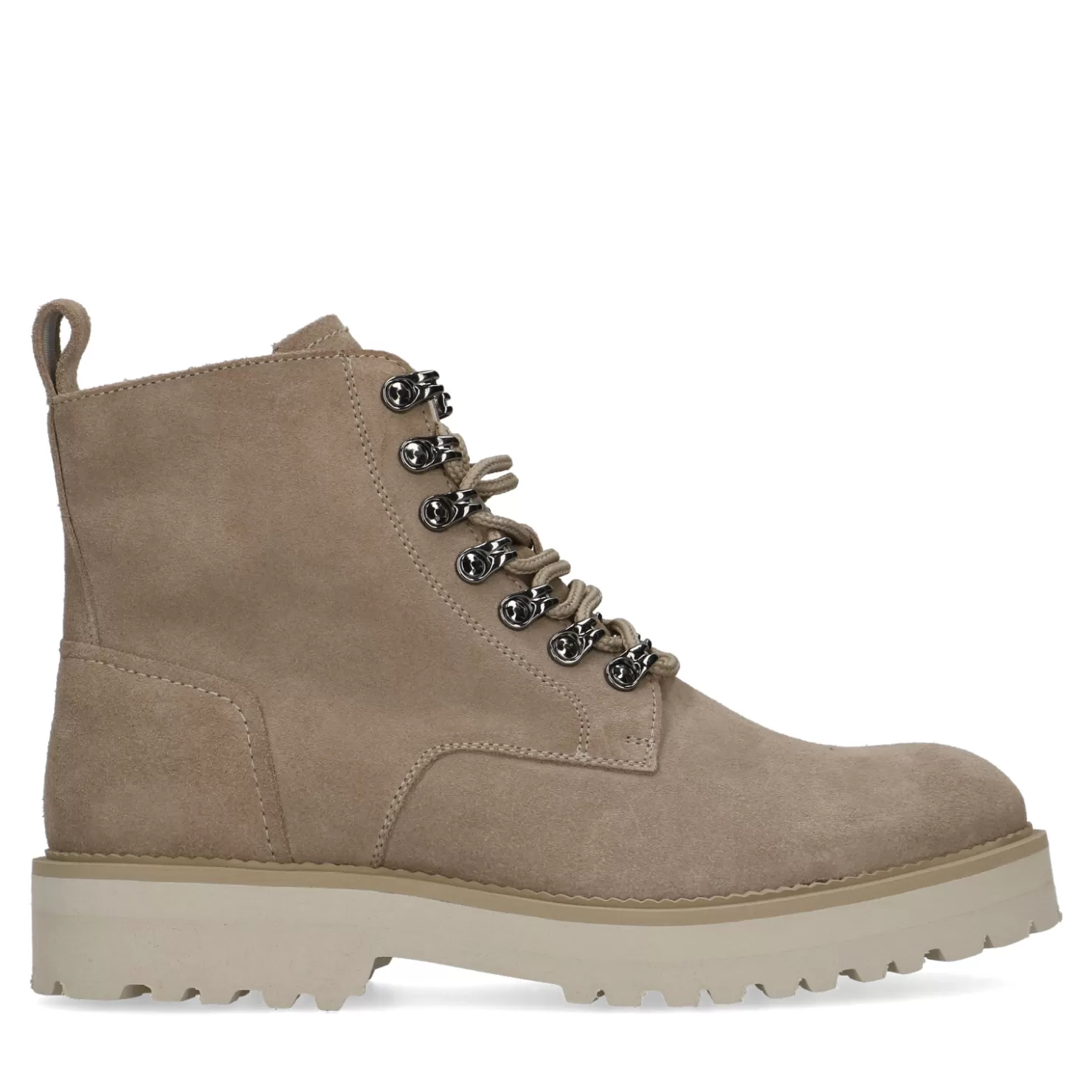 Cheap Sacha Taupe Suede Veterboots