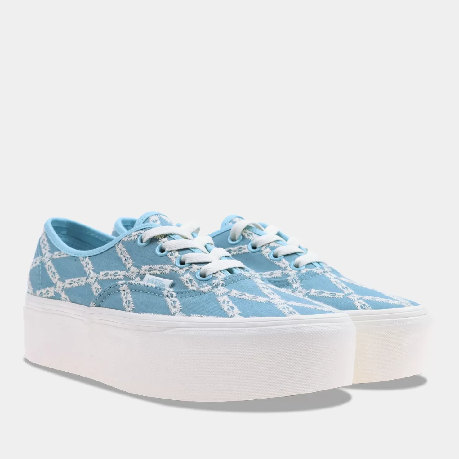 Cheap Sacha Vans Authentic Stackform Blauw Dames