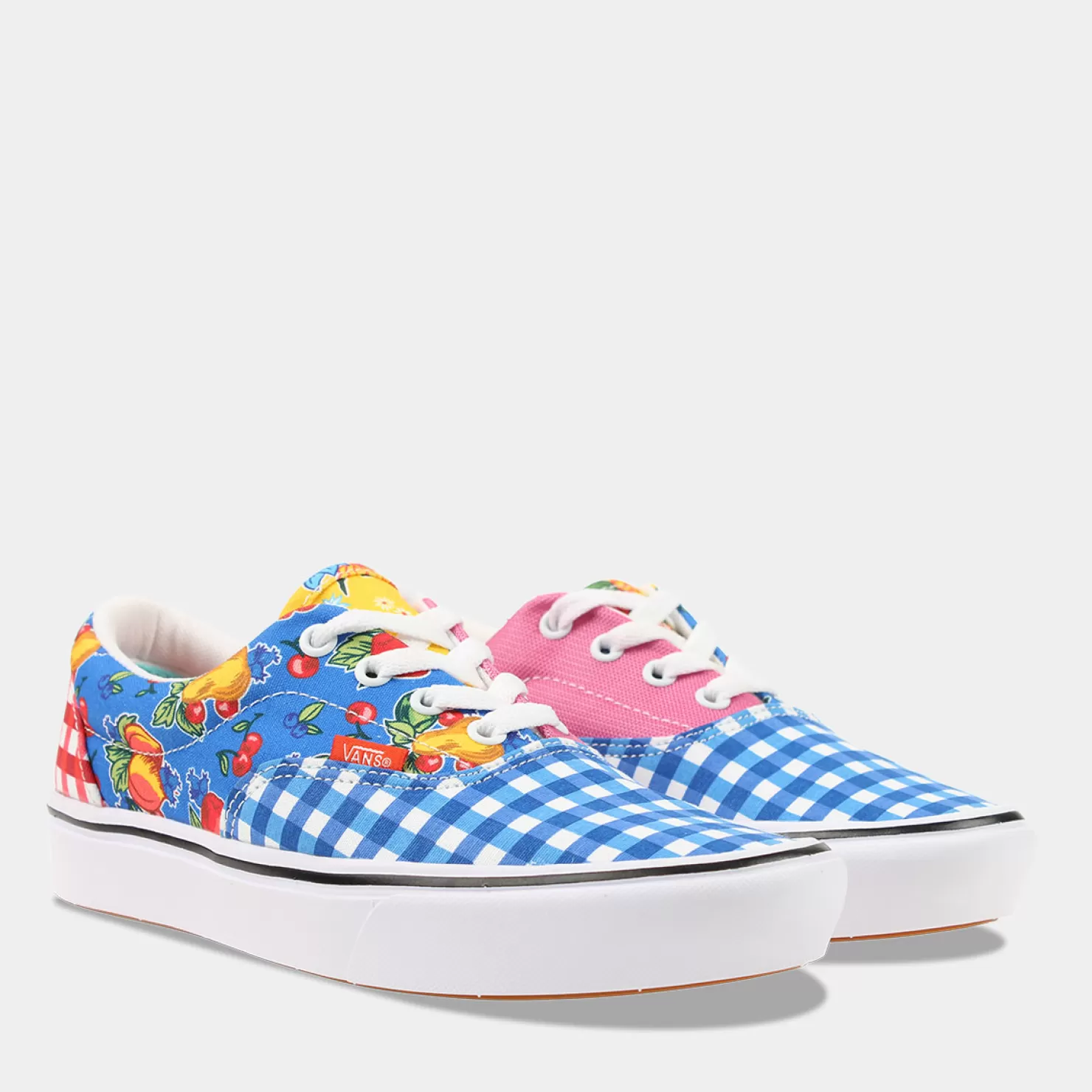 New Sacha Vans Comfycush Era Wit/Multicolor Dames