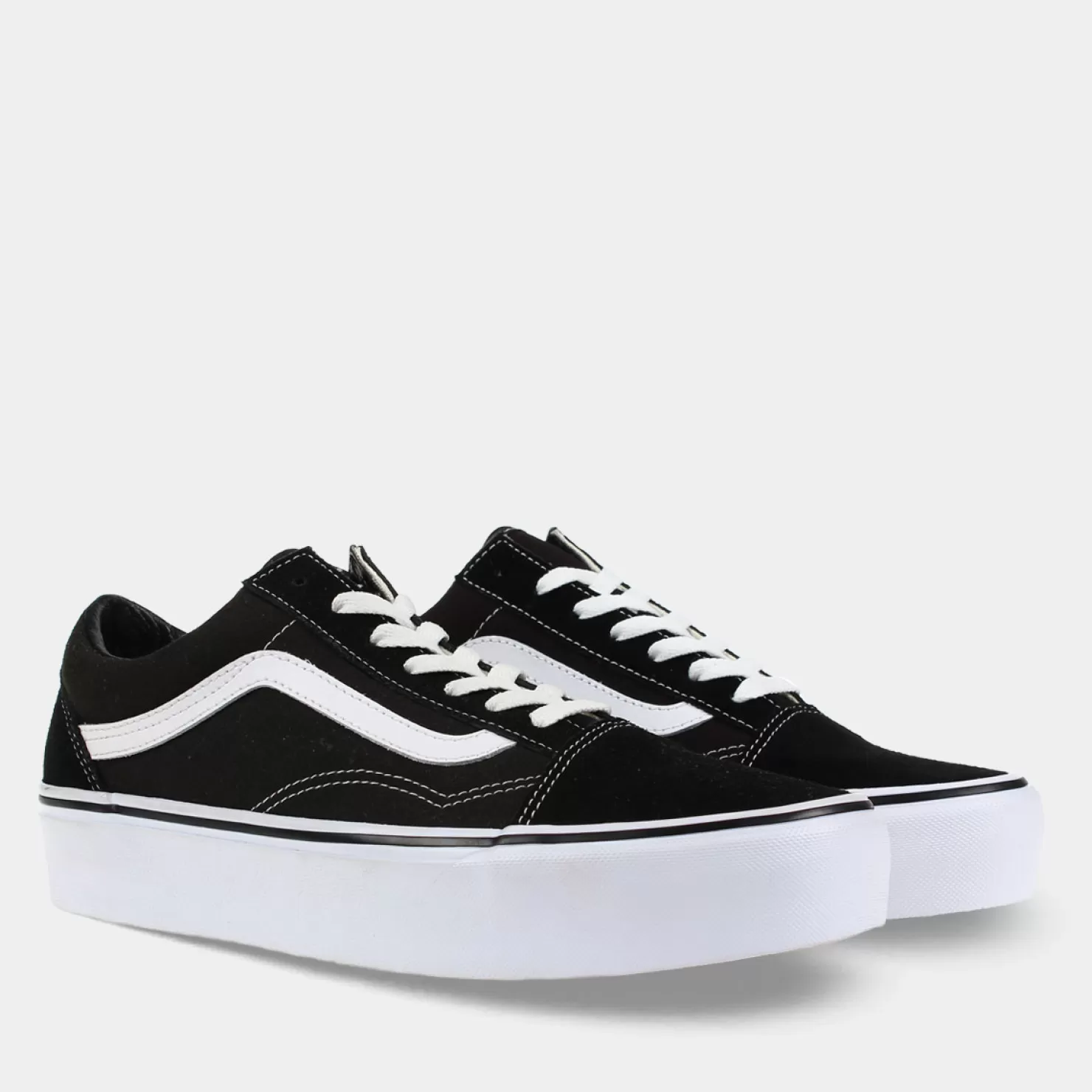 Sale Sacha Vans Old Skool Platform Zwart Dames