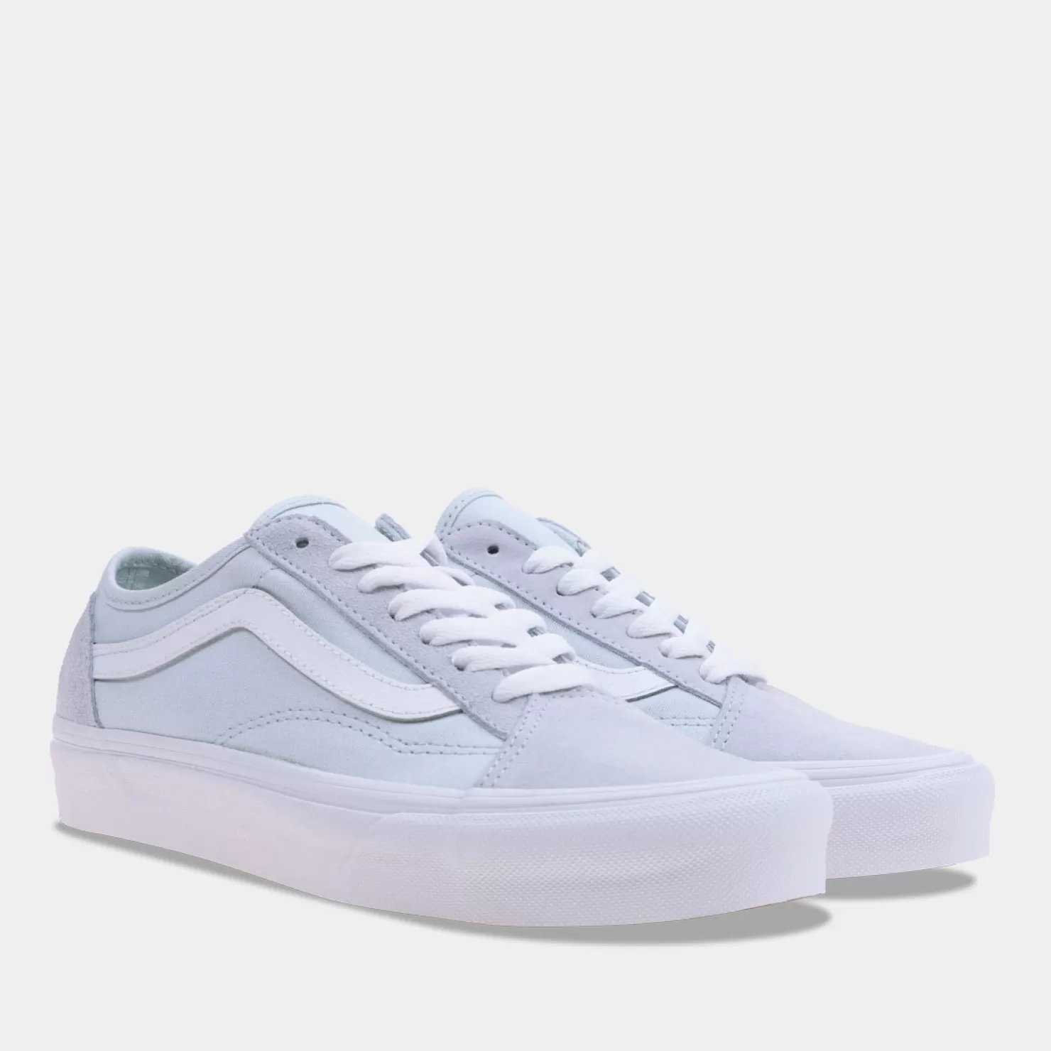 Shop Sacha Vans Old Skool Tapered Lichtblauw Dames