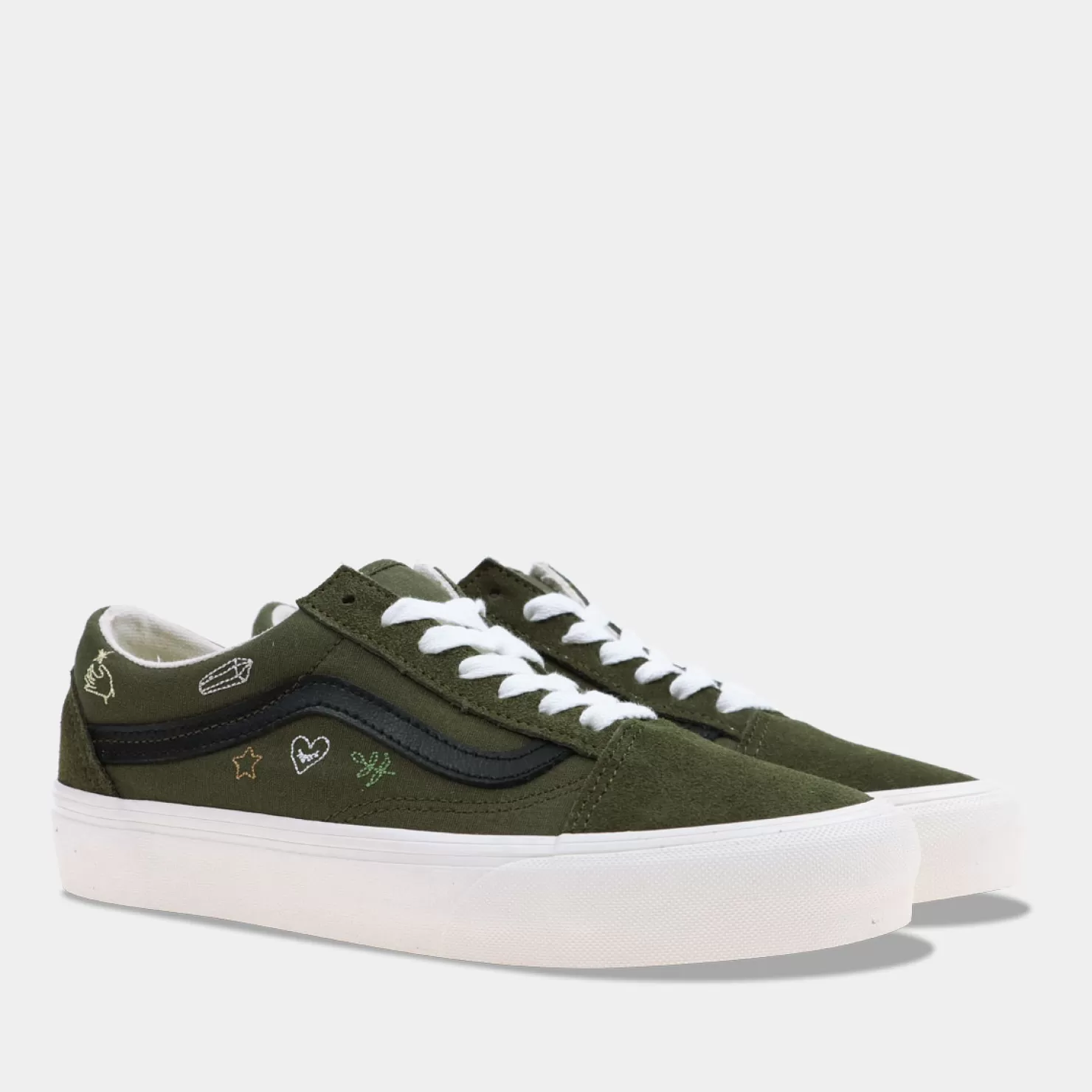 Cheap Sacha Vans Old Skool Vr3 Olijf Dames