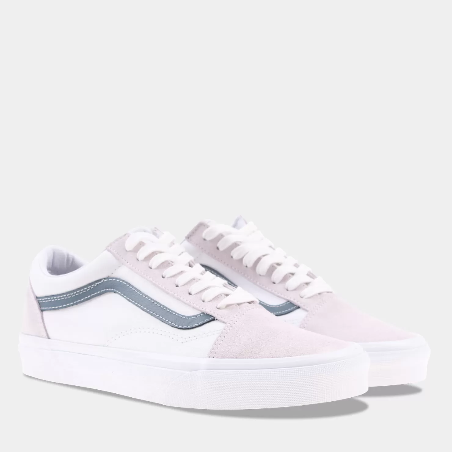 Fashion Sacha Vans Old Skool Wit/Blauw Heren