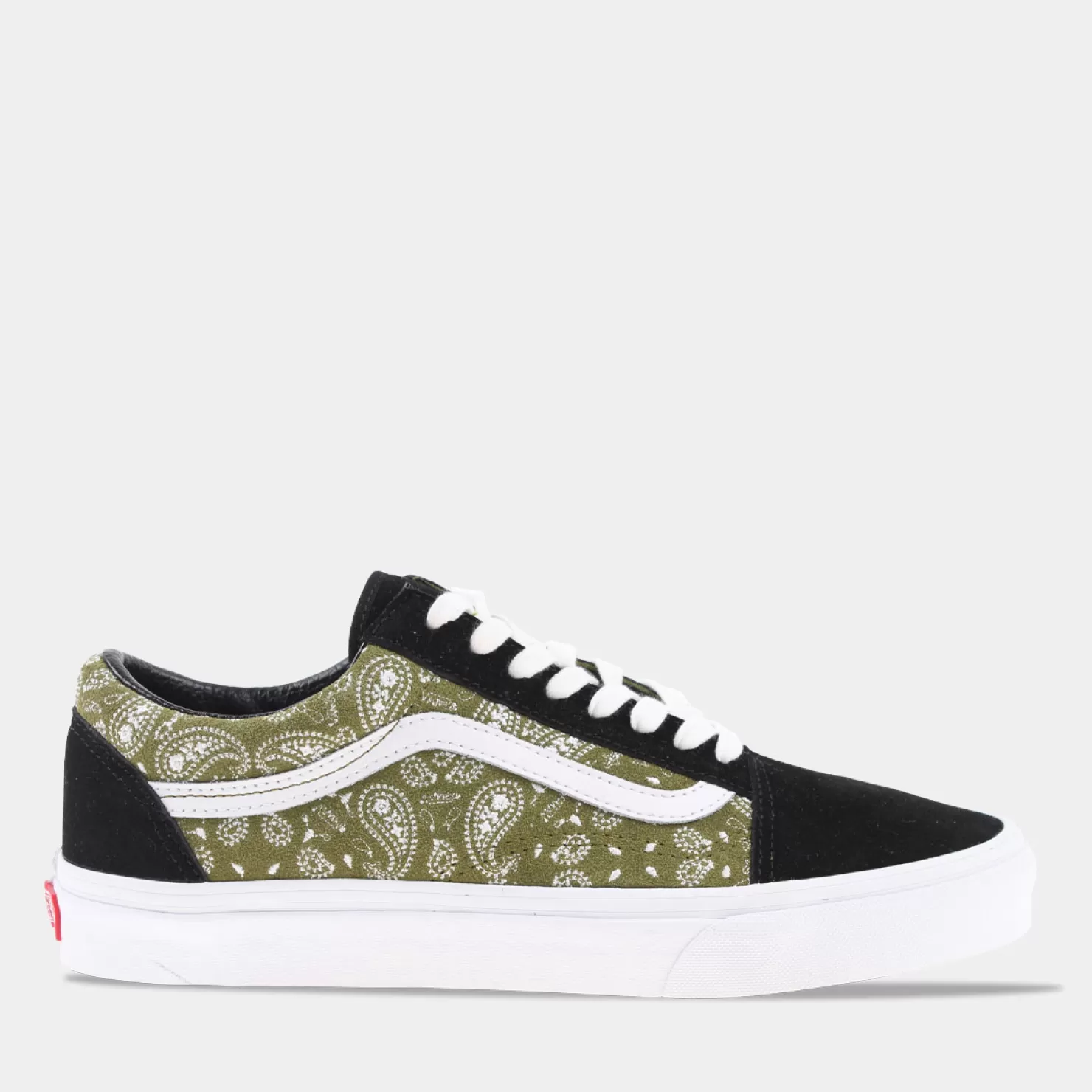 New Sacha Vans Old Skool Zwart/Donkergroen Heren