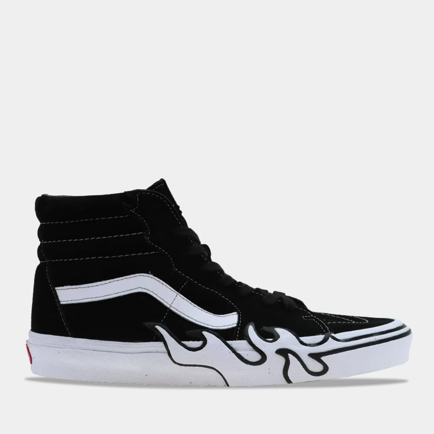 Cheap Sacha Vans Sk8-Hi Flame Zwart Heren