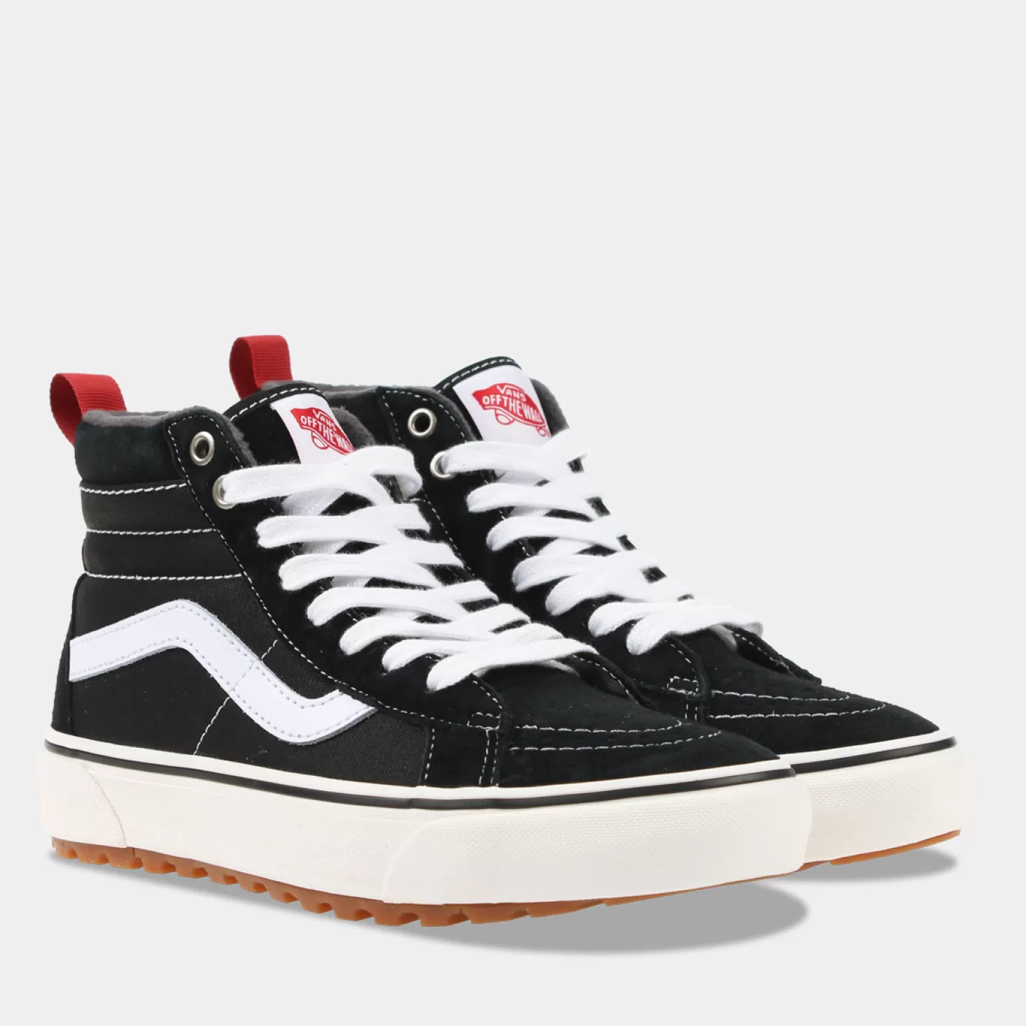 Sale Sacha Vans Sk8-Hi Mte Zwart/Rood Dames