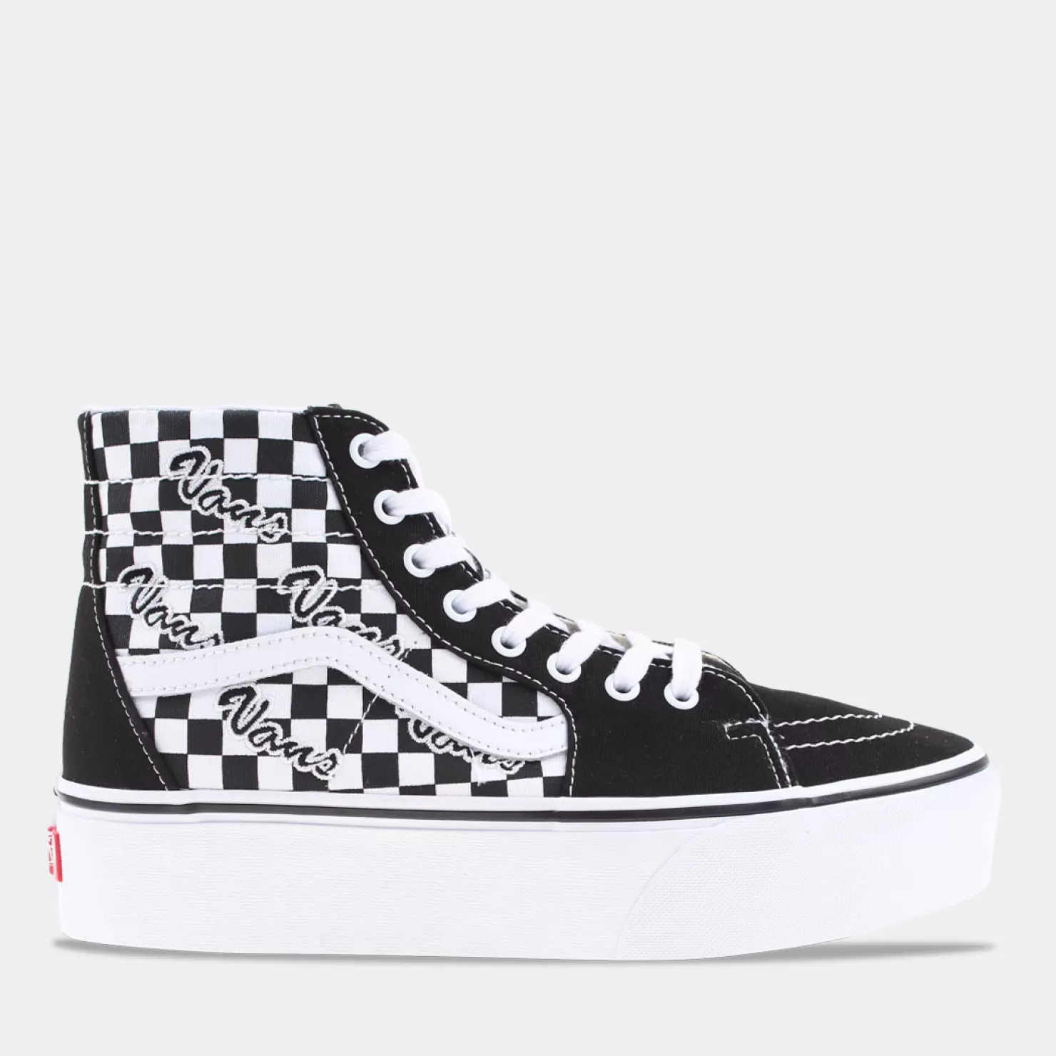 Sale Sacha Vans Sk8-Hi Tapered Stackform Zwart/Wit Dames