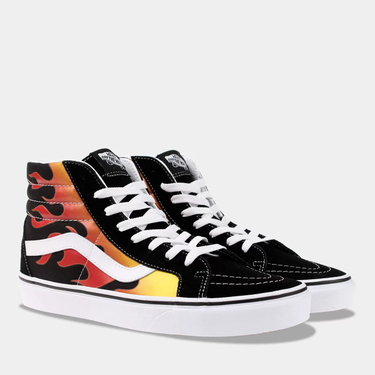 Best Sale Sacha Vans Sk8-Hi Zwart/Flame Heren