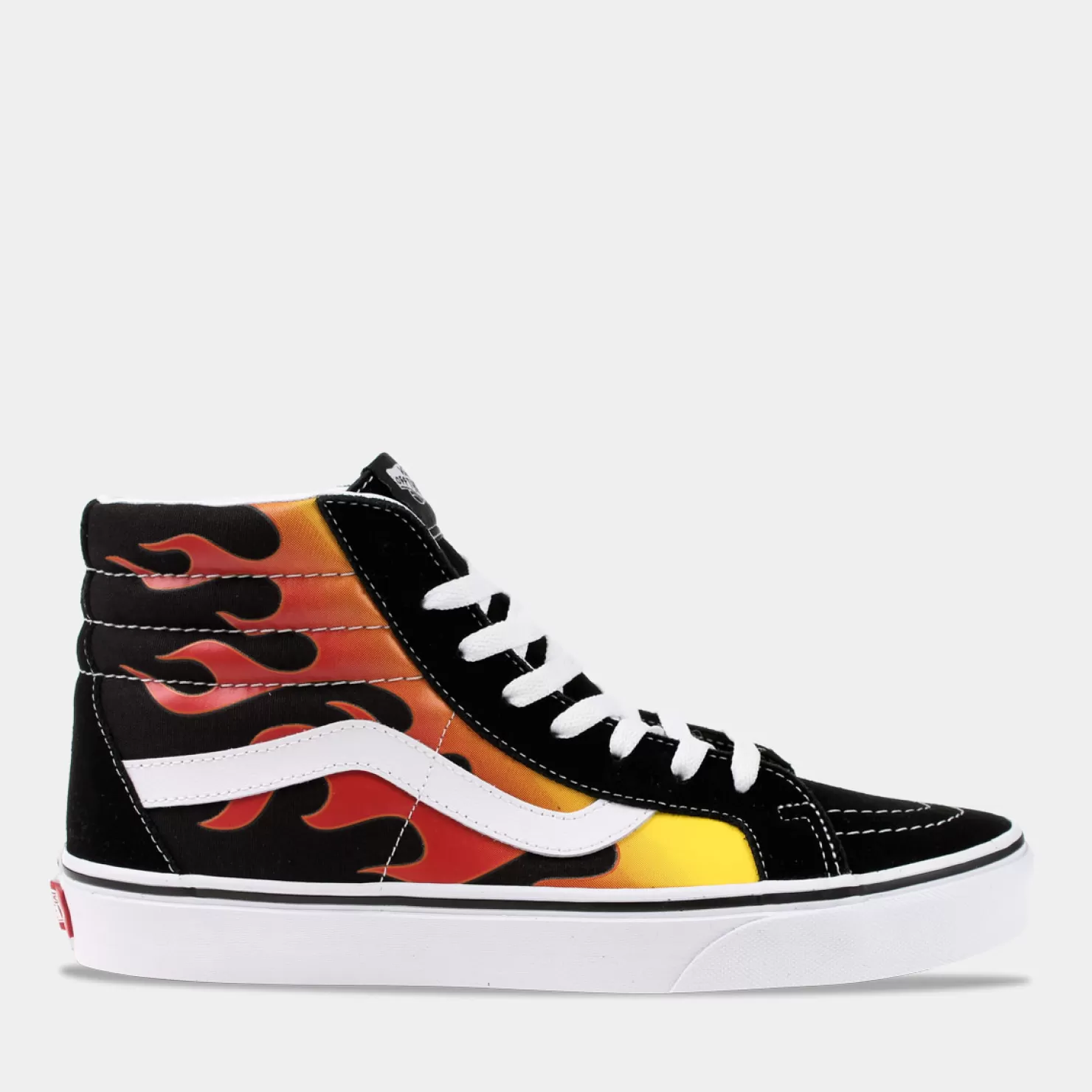 Best Sale Sacha Vans Sk8-Hi Zwart/Flame Heren