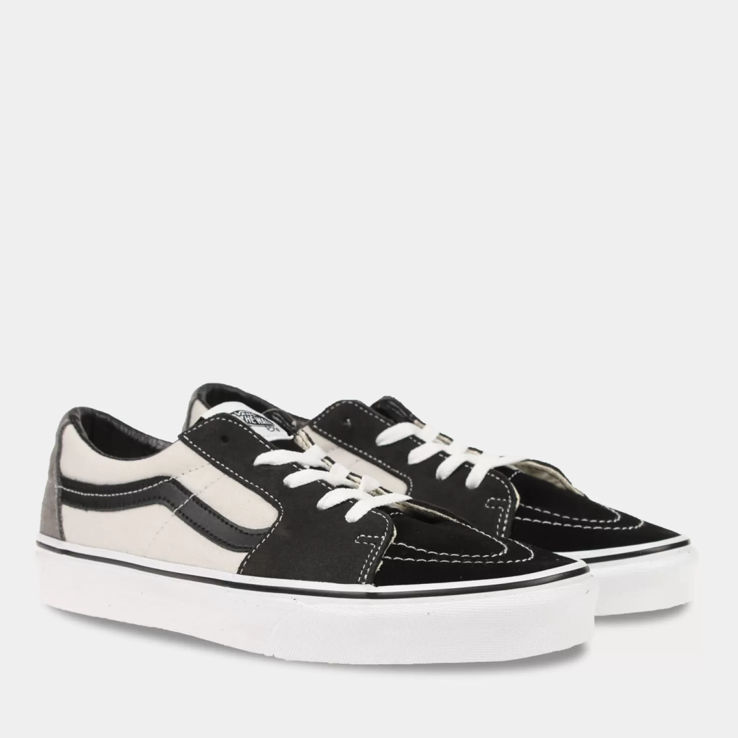 Sale Sacha Vans Sk8-Low Grijs/Wit Heren