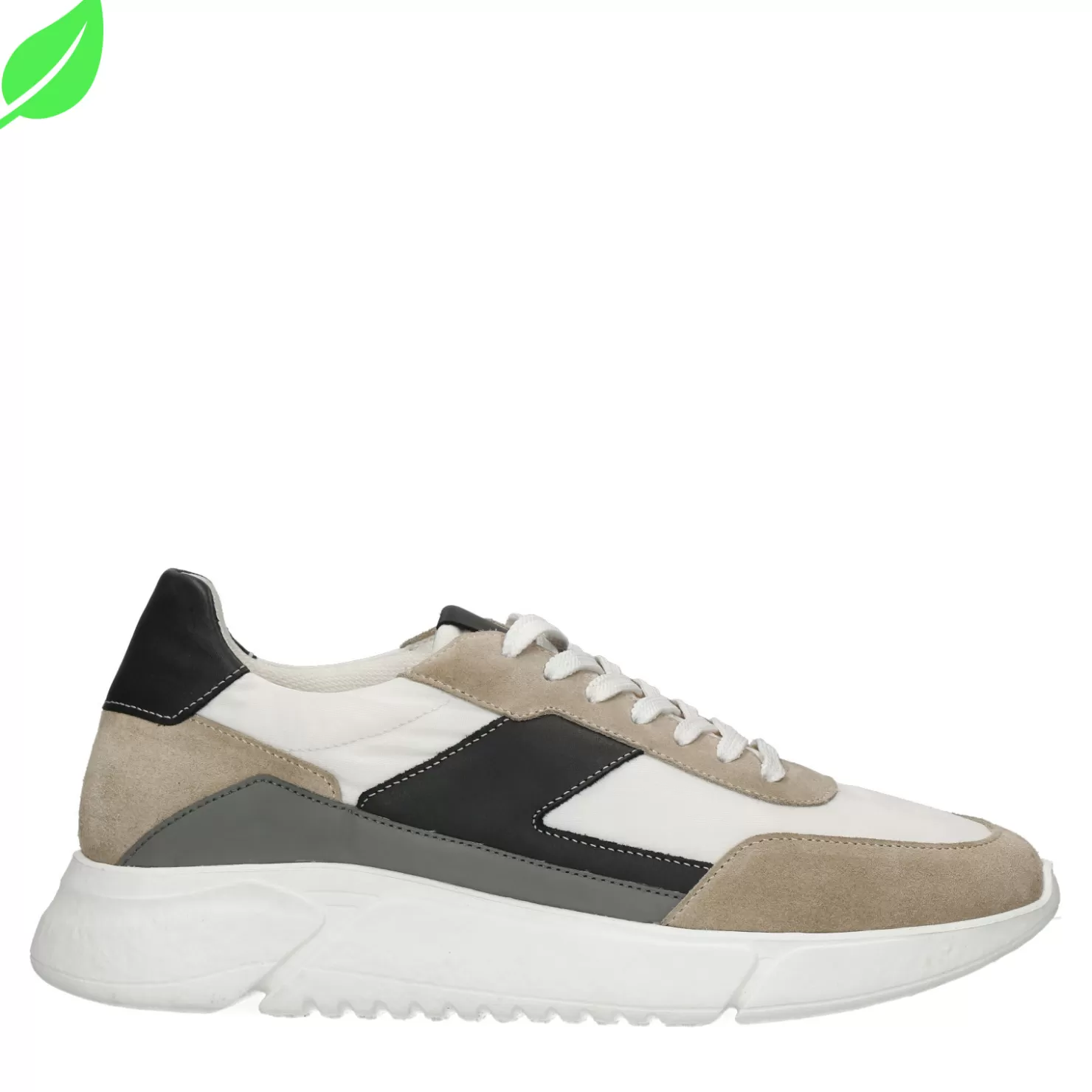 Fashion Sacha Vegan Witte Sneakers Met Details