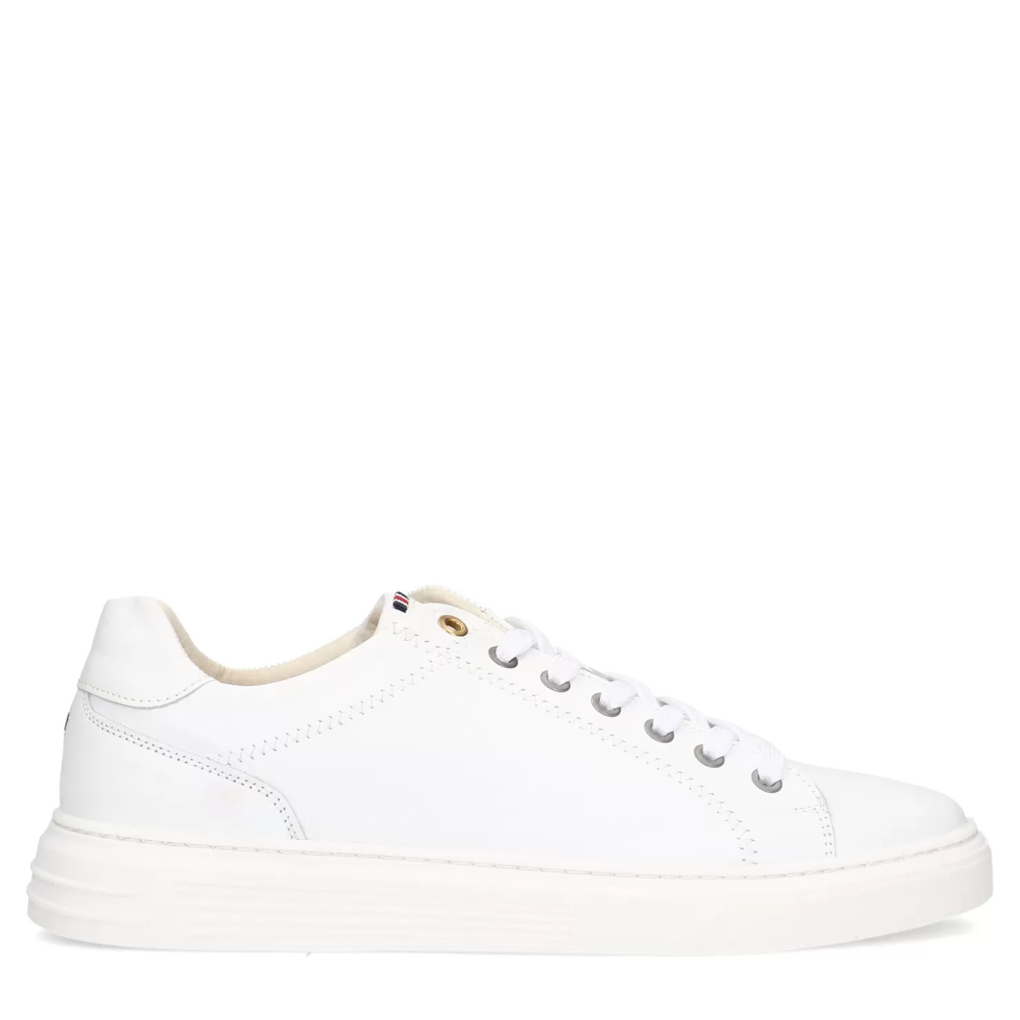 Flash Sale Sacha Witte Leren Sneakers