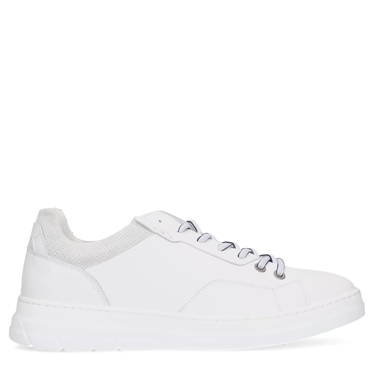 New Sacha Witte Leren Sneakers