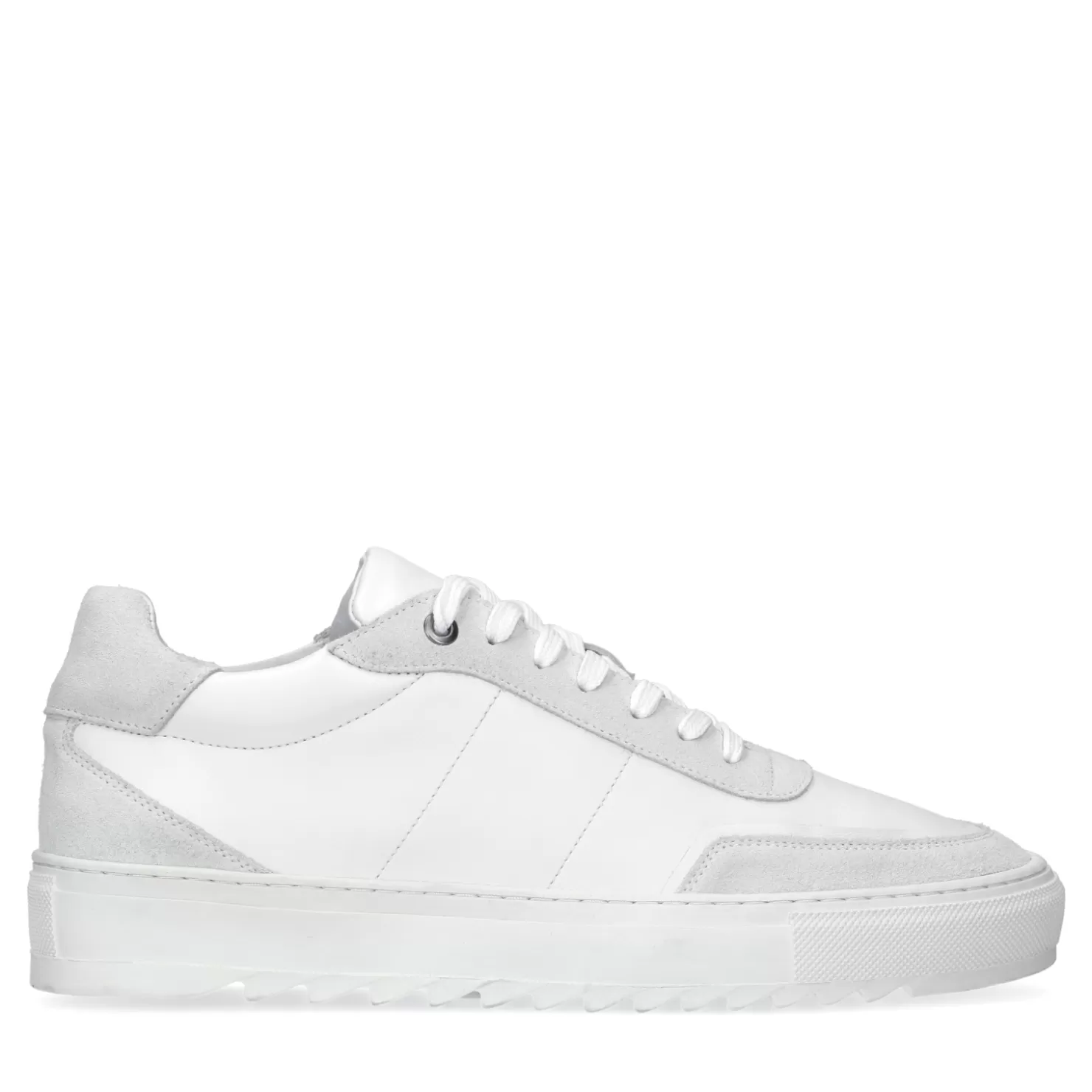 Cheap Sacha Witte Sneakers Met Suede Details