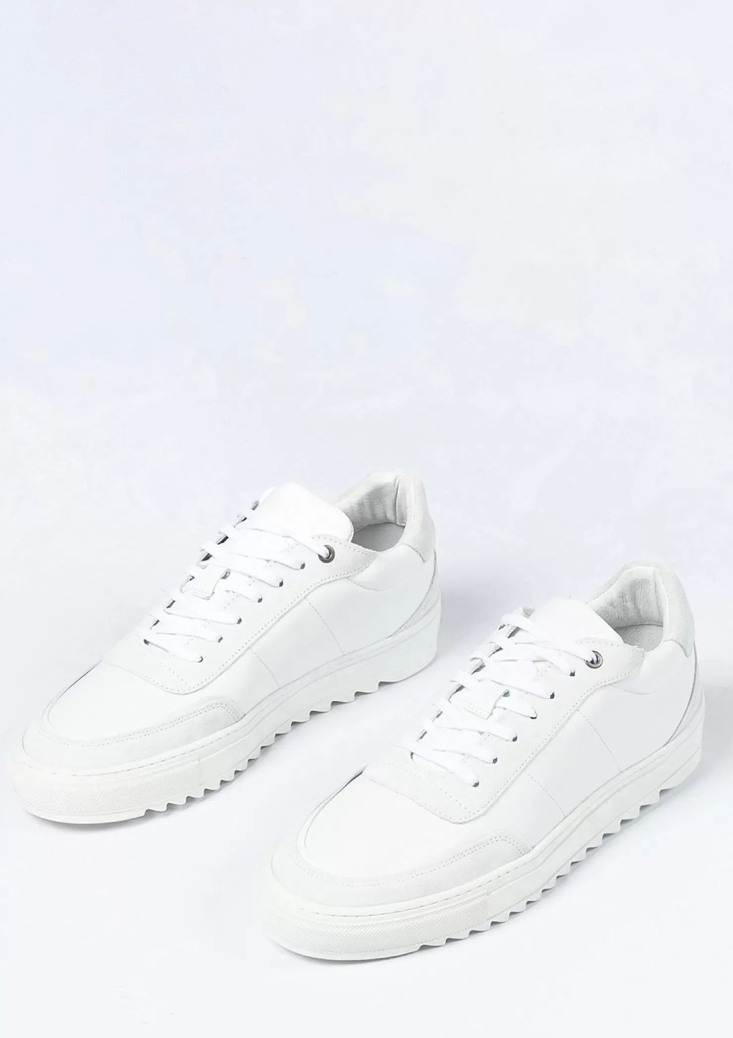 Cheap Sacha Witte Sneakers Met Suede Details