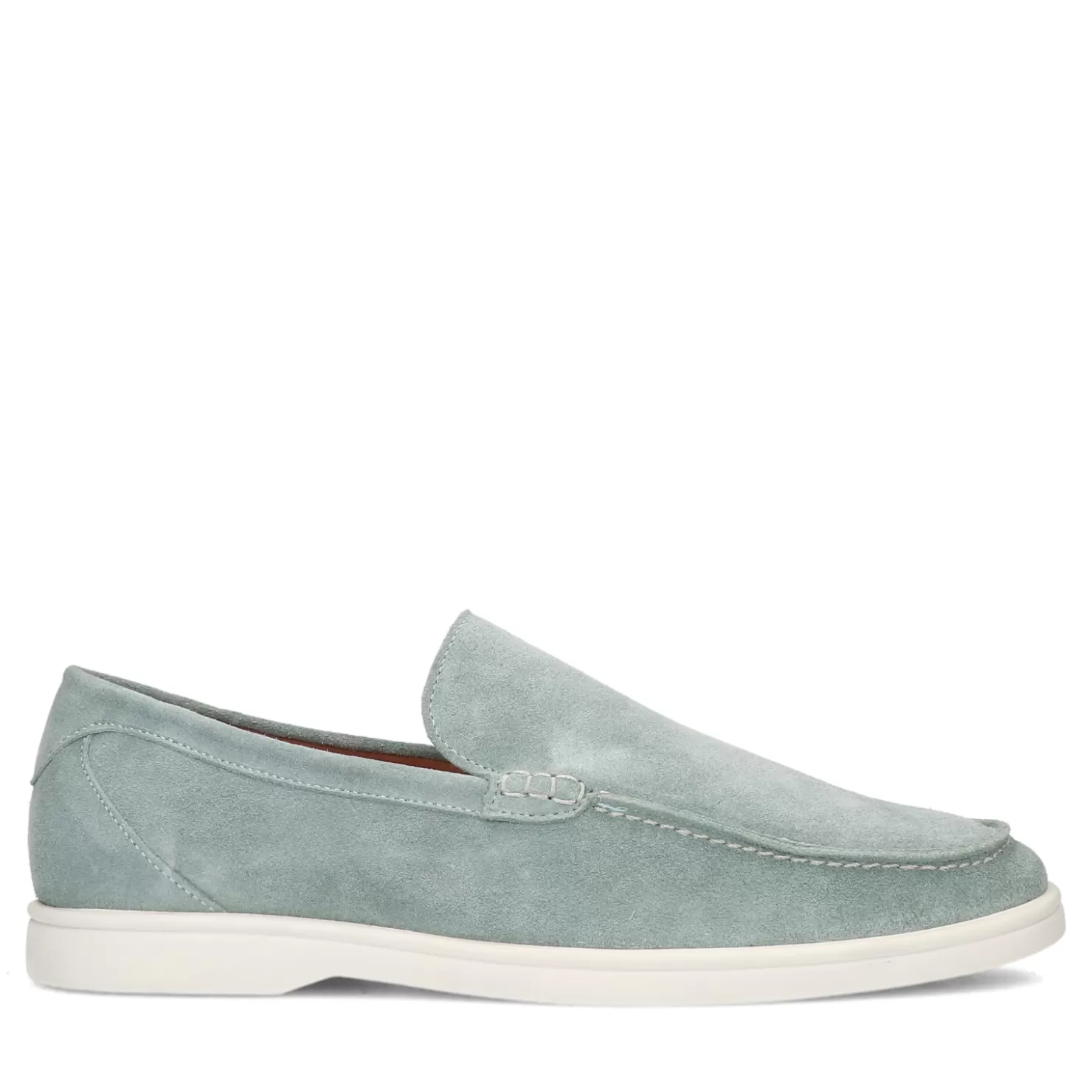 Best Sacha Zeegroene Suede Loafers