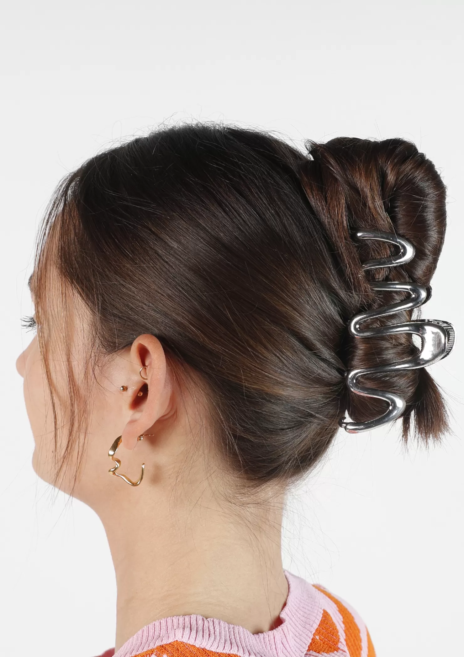 Store Sacha Zilverkleurige Haarclip