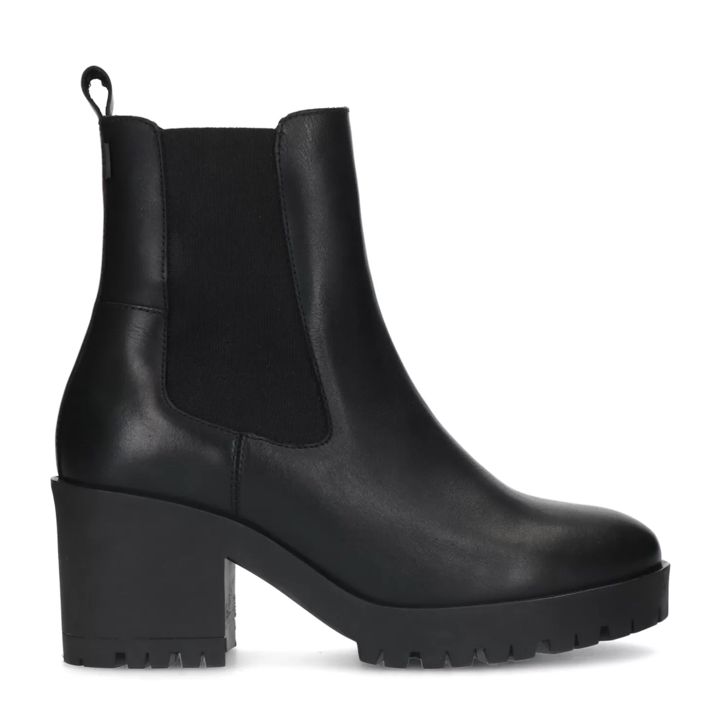 Best Sacha Zwarte Chelsea Boots Met Hak