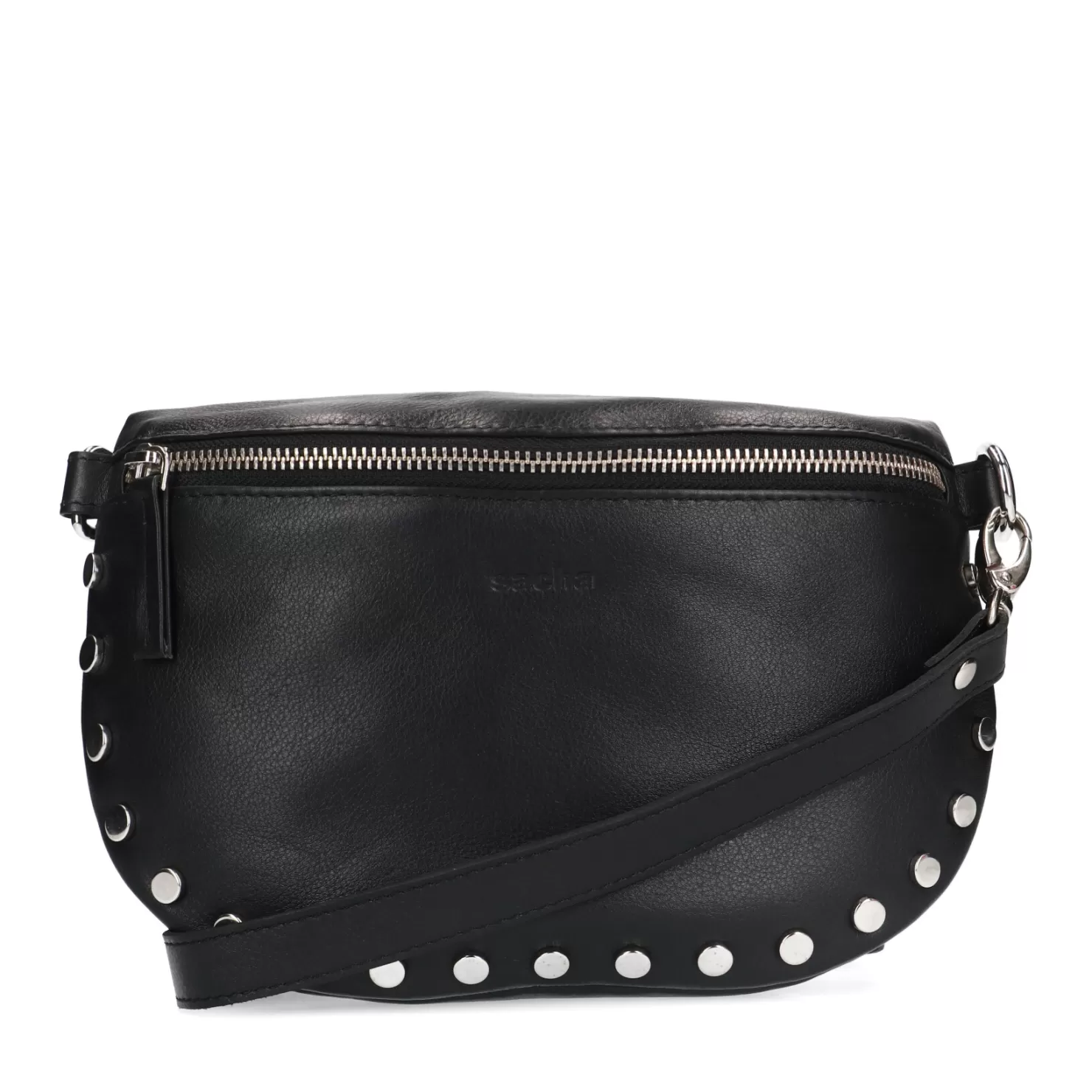 Cheap Sacha Zwarte Crossbody Bag Met Studs