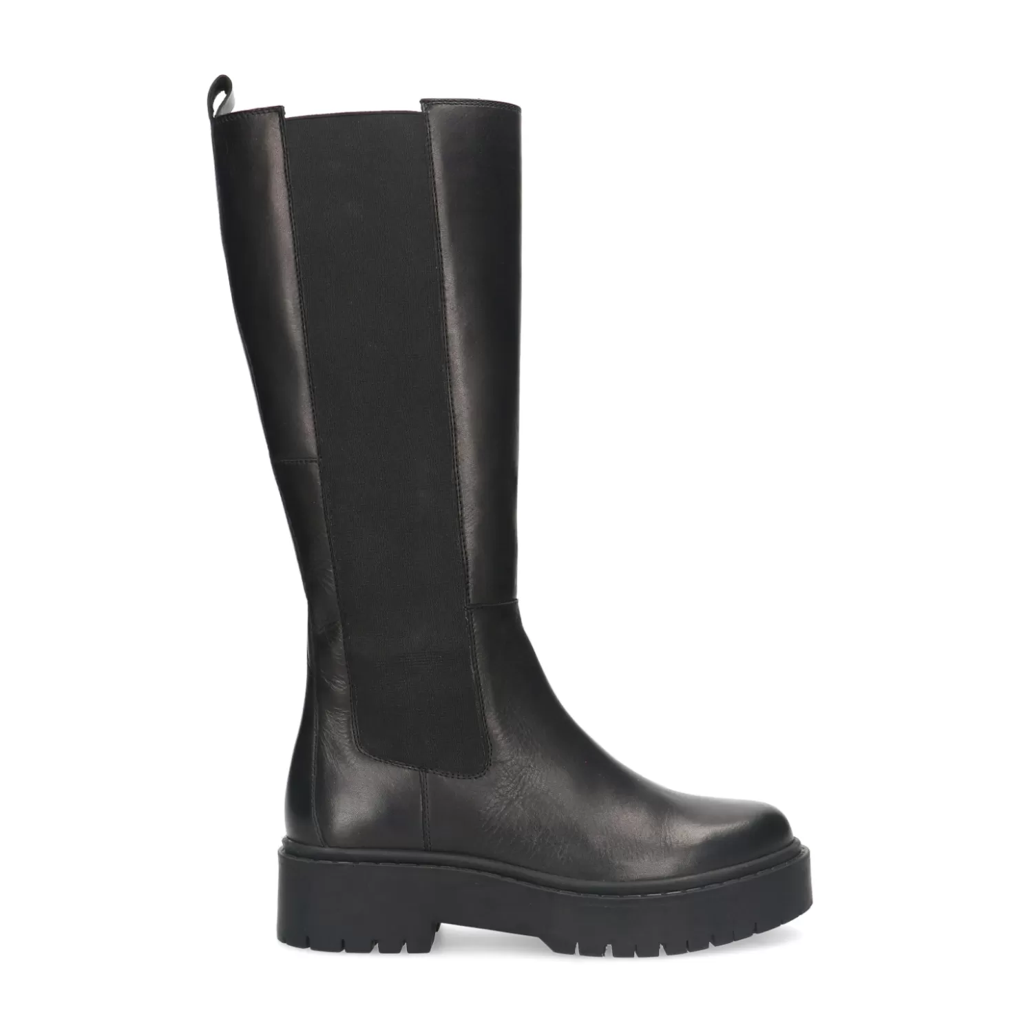 Discount Sacha Zwarte Hoge Chelsea Boots