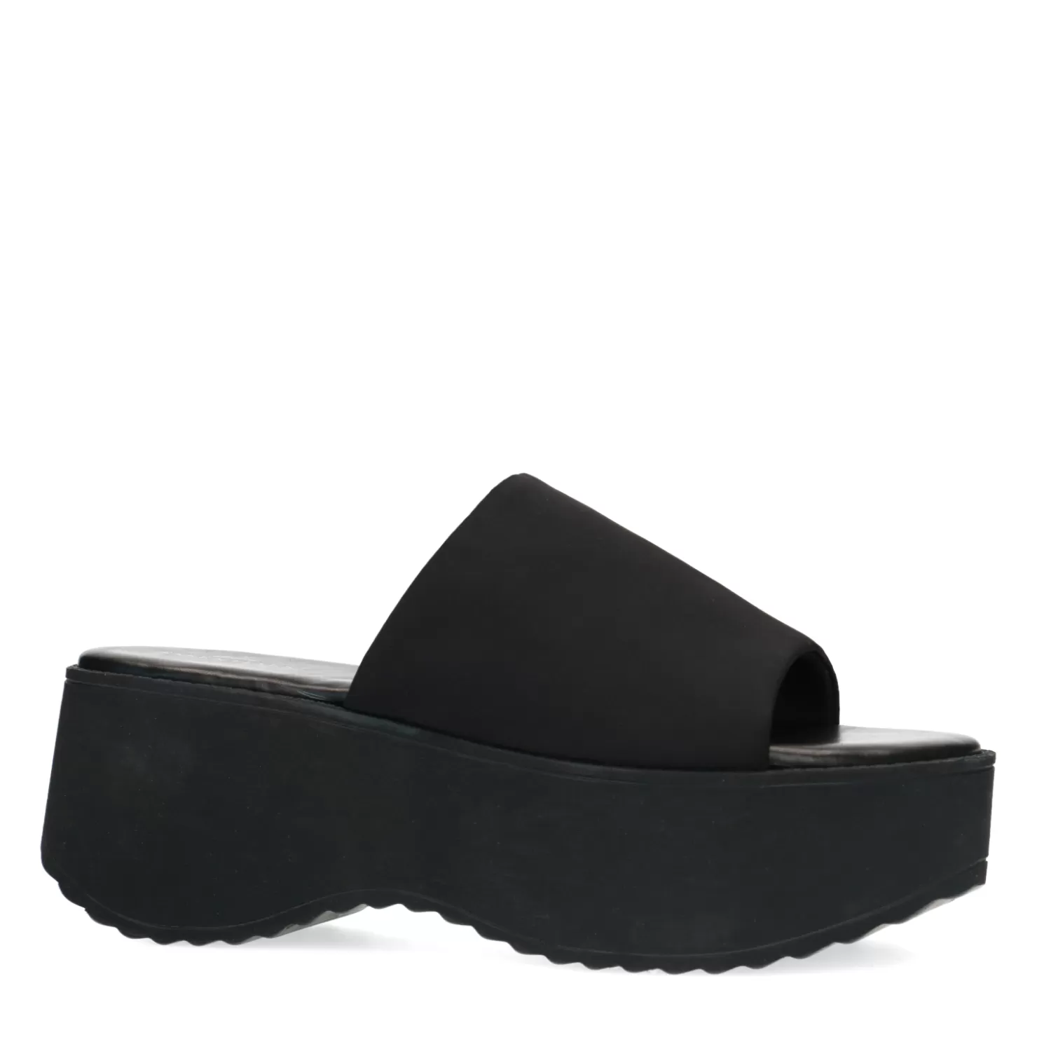 Fashion Sacha Zwarte Hoge Wedge Sandalen