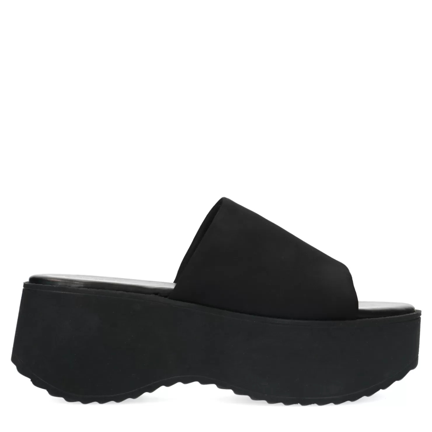 Fashion Sacha Zwarte Hoge Wedge Sandalen