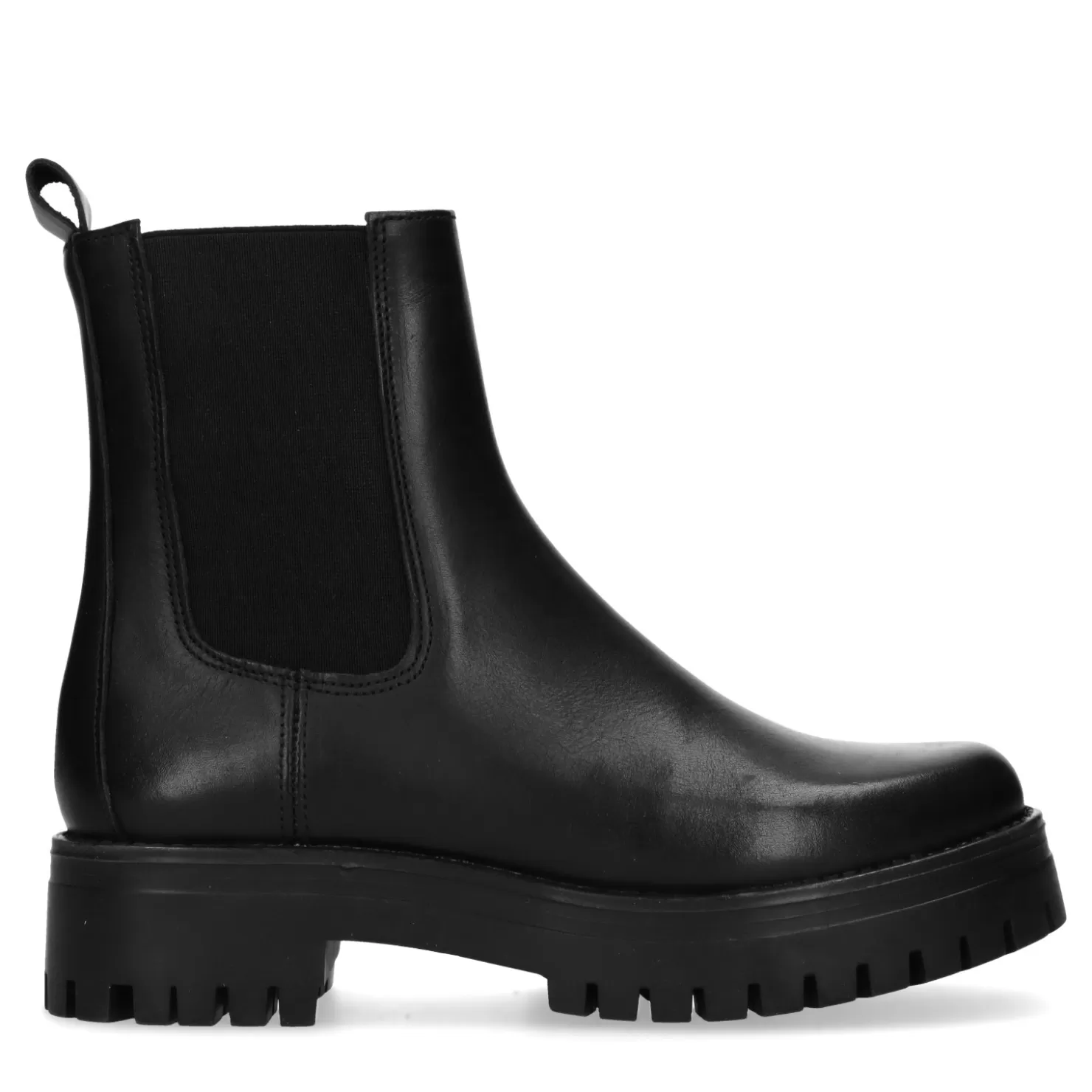 Sale Sacha Zwarte Lage Chelsea Boots