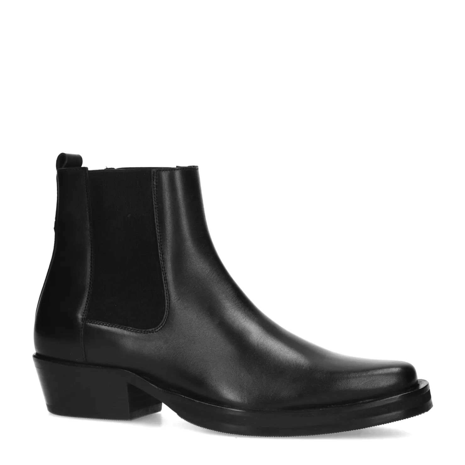 Best Sale Sacha Zwarte Leren Chelsea Boots