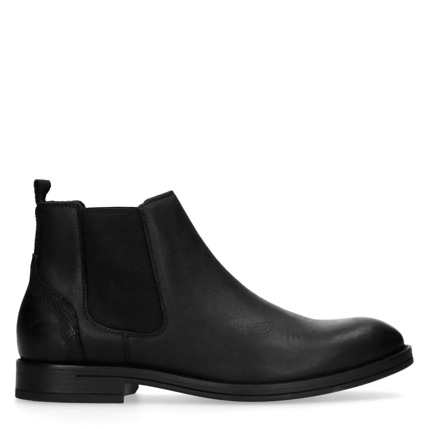 New Sacha Zwarte Leren Chelsea Boots