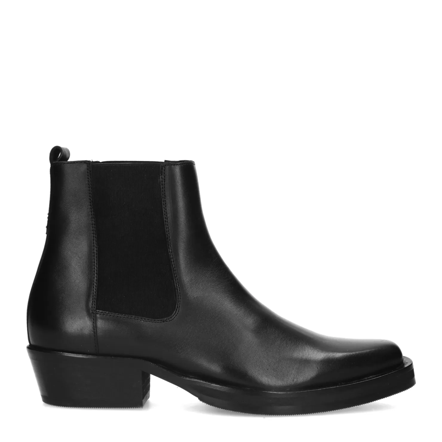 Best Sale Sacha Zwarte Leren Chelsea Boots